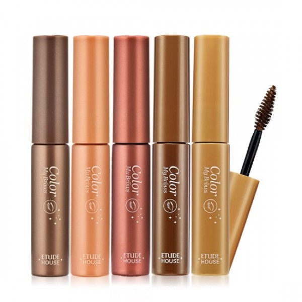 тушь для бровей missha color setting brow mascara тушь для бровей missha color setting brow mascaraColor Setting Brow Mascara. Тушь для бровей предназначена для устойчивого макияжа, она поможет создать естественные, выразительные брови одним движением. Она имеет удобную кисточку, оригинальной формы, которая специально создана для быстрого и легкого нанесения, при ее использовании, Вы как будто расчесываете брови, придавая им нужную форму и тщательно прокрашивая их. Она моментально высыхает и выглядит очень естественно.<br><br>Тушь имеет натуральный коричневый цвет, максимально приближенный к естественному оттенку, она обладает легкой текстурой, благодаря чему равномерно распределяется, не оставляя комочков. Она поможет создать необходимую форму бровей, придать им яркости и выразительности, тем самым сделает макияж законченным. Тушь имеет уникальную стойкую формулу, поэтому она невероятно устойчива – долго остается на бровях, не осыпается и не размазывается в течении всего дня.<br><br>В состав туши входят натуральные компоненты, которые ухаживают за бровями и уязвимой, нежной кожей, предотвращая появления воспаления и чрезмерной сухости. Растительные экстракты, в составе средства, увлажняют и питают каждый волосок, укрепляют их, предотвращая их выпадение. Тушь The Style Color Setting Brow Mascara представлена в нескольких оттенках:<br><br><br>№1 - Cacao Brown<br><br>№2 - Capuccino Brown<br><br>№3 - Coconut Brown<br><br>№4 - Pumpkin Brown<br><br>№5 - Blondy Brown <br><br><br>Способ применения: С помощью щеточки нанесите тушь на брови. Для более интенсивного оттенка рекомендуется нанести тушь в несколько слоев.<br><br>Вес г: 4.50000000