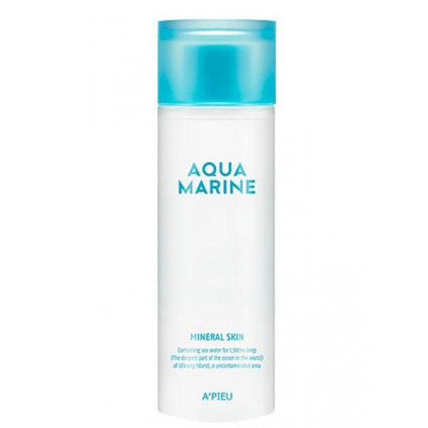 увлажняющий тонер с минералами apieu aqua marine mineral skin увлажняющий тонер с минералами apieu aqua marine mineral skinAqua Marine Mineral Skin. Увлажняющий тонер с минералами<br><br>Увлажняющий и освежающий, успокаивающий и тонизирующий тонер для ухода за кожей после ее очищения. Тонер предупреждает обезвоживание кожи и появление шелушений, способствует отшелушиванию омертвевших частиц эпидермиса, удаляет ороговевший слой, благодаря чему новые, здоровые клетки быстрее поднимаются на поверхность кожи, она становится более гладкой и свежей.<br><br>Тонер на 30% состоит из чистейшей морской воды, а также содержит морские водоросли и натуральные экстракты. Чистейшая морская вода, добываемая с глубины 1500 метров, насыщает кожу невероятным минеральным коктейлем, благодаря которому улучшается микроциркуляция крови, нормализуется кислотно-щелочной баланс, клетки кожи очищаются от шлаков и токсинов, уменьшается отечность лица. Морская вода тонизирует и одновременно успокаивает кожу, устраняет зуд и раздражения, ускоряет регенерацию клеток, способствует повышению упругости и разглаживанию морщин, улучшает цвет лица.<br><br>Способ применения: После очищения кожи нанести средство ватным диском или кончиками пальцев.<br><br>Объём: 180 мл<br>