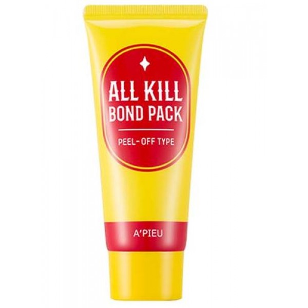 маска-пленка очищающая apieu all kill bond pack маска-пленка очищающая apieu all kill bond packAll Kill Bond Pack. Маска-пленка очищающая<br><br>Маска-пленка эффективно удаляет ороговевшие клетки кожи и мягкие волоски, восстанавливая гладкость кожи. Убирает шероховатости, выравнивая верхний слой эпидермиса.<br><br>Содержит экстракт сахарного тростника, экстракт алоэ, экстракт арбуза, экстракт томата, экстракт папайи, экстракт апельсина, экстракт грейпфрута и т.д.<br><br>Входящая в состав экстракта сахарного тростника гликолевая кислота (оксиуксусная кислота) легко абсорбирует воду. Благодаря этому действию, экстракт включают в состав препаратов для глубокой очистки кожи, уменьшения морщин, удаления пигментных пятен. Благодаря своей способности ослаблять связь между клетками эпидермиса, гликолевая кислота экстракта сахарного тростника способствует проникновению в более глубокие слои кожи всех питательных веществ косметического средства, омолаживая и оказывая лечебное действие. Под воздействием экстракта сахарного тростника нормализуется работа сальных желёз, сужаются поры, что важно при угревой болезни и постакнэ.<br><br>Способ применения: Очистите кожу тонером, высушите. Нанесите маску, избегая области глаз и губ. Медленно удалите через 20-30 минут, начинайте снимать маску с внешних границ нижней зоны лица.<br><br>Объем: 60 мл<br>