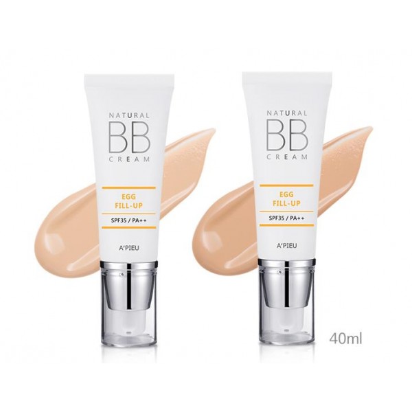 вв-крем антивозрастной apieu natural egg fill-up bb cream spf35/pa++ вв-крем антивозрастной apieu natural egg fill-up bb cream spf35/pa++Natural Egg Fill-Up BB Cream SPF35/PA++. ВВ-крем антивозрастной <br><br>ББ Крем содержит арбутин, гиалуроновая кислота, аденозин, алмазный порошок, экстракт амакуса, экстракт хидзики, экстракт яичного желтка, экстракт камелии и т.д.<br><br>Крем содержит специальный кремниевый эластомер и полимер олова, маскирует проблемы кожи, расширенные поры, различные недостатки кожи.<br><br>Экстракт яичного желтка и экстракт морских водорослей ухаживают за кожей, восстанавливают эластичность и упругость.<br><br>Экстракт камелии обладает питательными, защитными, смягчающими, регенерационными, увлажняющими, успокаивающими свойствами. Стимулирует выработку проколлагена в коже. Эффективно уменьшает эпидермальную потерю влаги, повышает барьерные свойства рогового слоя эпидермиса.<br><br>Крем выравнивает текстуру кожи, создает свежее, чистое покрытие. Солнцезащитный фактор SPF35 / PA ++<br><br><br>Характеристики товара<br><br><br><br><br>Компоненты<br><br>аденозин; арбутин; гиалуроновая кислот; аденозин<br><br><br><br>Тип кожи<br><br>увядающая<br><br><br><br>Покрытие<br><br>матовое; плотное<br><br><br><br>Тон кожи<br><br>светло-бежевый; универсальный<br><br><br><br>SPF<br><br>35<br><br><br><br>PA rating<br><br>++<br><br><br><br>Функции<br><br>повышение упругости; повышение эластичности; разглаживание морщин; сглаживание рельефа кожи; увлажнение; питание<br><br><br><br>Несовершенства<br><br>морщины; потеря упругости<br><br><br><br><br><br>Способ применения: Нанесите крем на кожу мягкими, массирующими движениями, тщательно растушуйте.<br><br>Объем: 40 мл<br>