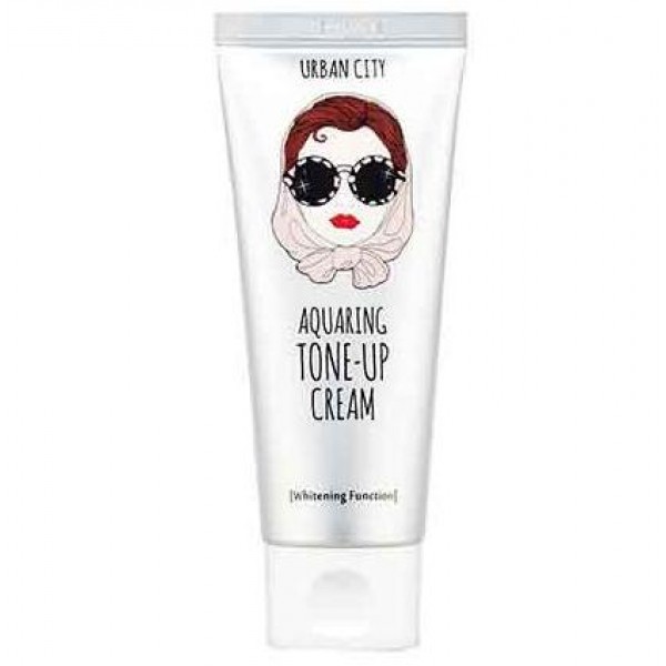 крем для лица увлажняющий осветляющий baviphat urban city aquaring tone-up cream крем для лица увлажняющий осветляющий baviphat urban city aquaring tone-up creamUrban City Aquaring Tone-up Cream. Крем для лица увлажняющий осветляющий<br><br>Крем с тающей текстурой мгновенно увлажняет кожу и сохраняет оптимальный уровень влаги в течение 8 часов. Также он тонизирует кожу, выравнивает тон кожи, делает ее светлее и свежее. Может использоваться в качестве базы под макияж.<br><br>В составе крема экстракт облепиха, гиалуроновая кислота, ниацинамид, а также еще целый комплекс натуральных компонентов.<br><br>Экстракт облепихи – мощнейший антиоксидант, который защищает кожу от преждевременного старения, является источником биологически активных веществ и поливитаминов. Также оказывает ранозаживляющее действие, помогает справиться с угревой сыпью, укрепляет стенки сосудов, улучшает обмен веществ и уменьшает проявления купероза. Подходит для кожи любого типа, особенно необходим для зрелой кожи.<br><br>Гиалуроновая кислота интенсивно увлажняет кожу, создает на ее поверхности незаметную тончайшую пленку, которая предотвращает испарение воды, сохраняя влагу внутри. Также гиалуроновая кислота ускоряет синтез коллагена и эластина, способствует заживлению ран, ускоряет иммунные реакции, защищает клетки от свободных радикалов, тем самым предупреждает преждевременное старение кожи.<br><br>Ниацинамид обладает доказанной способностью подавлять синтез меланина, тем самым способствует осветлению пигментации и предупреждает появление новой, устраняет покраснения, выравнивает тон кожи.<br><br>При регулярном применении крема кожа приобретает изысканную белизну и естественное сияние, кроме того, разглаживаются морщины и сухие заломы.<br><br>Крем может применяться даже для самой чувствительной кожи, так как не содержит вредных компонентов, вызывающих раздражения.<br><br>Способ применения: Нанести утром и/или вечером на очищенную и тонизированную кожу.<br><br>Объём: 100 мл<br>