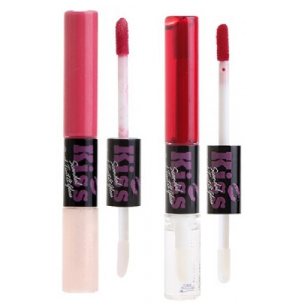 двойной блеск и тинт для губ baviphat baviphat kiss scandal dual tint and gloss двойной блеск и тинт для губ baviphat baviphat kiss scandal dual tint and glossБлеск-тинт для губ Baviphat Kiss Scandal Dual Tint and Gloss соединил в себе лучшие свойства блеска и тинта для губ. Удобная двухсторонняя упаковка позволяет сочетать их или наносить на губы по отдельности.<br><br>Блеск создает яркий живой сияющий цвет, придает губам объем, создает увлажняющее покрытие.<br><br>Тинт подчеркивает естественный цвет, придавая губам роскошный оттенок, скрывает мелкие трещинки и шелушения кожи.<br><br>Исключительно удобные аппликаторы помогут с легкостью сделать идеальный макияж губ.<br><br>Средство не сушит кожу, стойко держится на губах в течение длительного времени.<br><br>Соблазнительные яркие цвета придают губам привлекательность и сексуальность.<br><br>Возможные оттенки:<br><br><br>01. Red – красный<br><br>02. Pink – розовый<br><br><br>Способ применения: Нанести на губы и равномерно распределить с помощью аппликатора.<br><br>Вес: 6 г<br><br>Вес г: 6.00000000