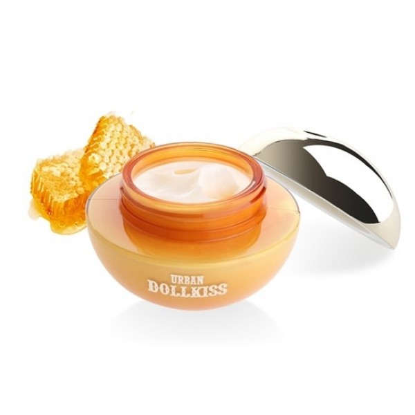 маска с экстрактом меда baviphat urban dollkiss delicious honey coating pack маска с экстрактом меда baviphat urban dollkiss delicious honey coating packUrban Dollkiss Delicious Honey Coating Pack. Маска с экстрактом меда<br><br>Ароматный уход за кожей лица обеспечивает маска с кремообразной текстурой. В составе маски основной действующий компонент – экстракт меда, ценный и очень полезный. Сбалансированное сочетание аминокислот, сахаров и других питательных компонентов в составе меда оказывает комплексное, мягкое и длительное увлажняющее действие, смягчет кожу.<br><br>Обладает мед и антимикробными и противовоспалительными свойствами, благодаря чему способствует заживлению раздражений. Мед мягко и деликатно отшелушивает ороговевший слой эпидермиса, питает и насыщает кислородом освободившиеся новые клетки, ускоряет регенерацию кожного покрова, поэтому при регулярном применении маски кожа быстрее обновляется, становится упругой, нежной и бархатистой.<br><br>Способ применения: Нанести на очищенную кожу лица за 15-20 минут до сна, утром маску смыть.<br><br>Объём: 100 мл<br>