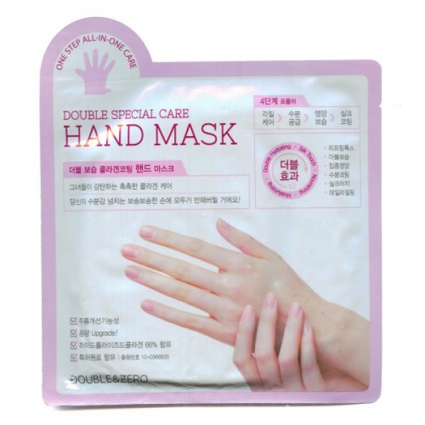 маска для рук “комплексный уход” beauty clinic double special care hand mask маска для рук “комплексный уход” beauty clinic double special care hand maskDouble Special Care Hand Mask. Маска для рук “Комплексный уход”<br><br>Маска – перчатки обеспечивает комплексный уход за кожей рук, кутикулой и ногтями. Поэтапно увлажняет и мягко защищает, делает здоровой и упругой кожу рук до кончиков пальцев. Разглаживает морщины.<br><br>Особенности продукта:<br><br><br>Коллаген вместо воды: маска на 66% состоит из гидролизованного коллагена. Увлажняет, делает кожу рук упругой и эластичной.<br><br>Комплексный уход: повышение упругости, увлажнение, тонизирование, ежедневный уход за огрубевшими участками кожи и питание за одно применение!<br><br>Разглаживает кожу благодаря содержанию аденозина.<br><br>Запатентованный состав.<br><br><br>Четырехэтапная формула комплексного ухода:<br><br>1 этап – уход за огрубевшими участками кожи. АНА и мочевина смягчают огрубевшие участки кожи, и способствуют более глубокому проникновению активных компонентов.<br>2 этап – увлажнение. Церамиды, коллаген, гиалуроновая кислота, а также комплекс растительных компонентов увлажняют и смягчают кожу рук, делают ее гладкой и шелковистой.<br>3 этап – питание. Молочные белки, масла ши, арганы и какао питают кожу рук, ногти и кутикулу.<br>4 этап – шелковистое покрытие. Питание и увлажнение завершается покрытием из пчелиного воска.<br><br>Способ применения: вымойте и обсушите руки, откройте упаковку, наденьте перчатки на руки, через 15-20 мин. снимите. Оставшуюся эссенцию равномерно распределите по коже массирующими движениями.<br><br>*Перед первым применением рекомендуется нанести небольшое количество средства на кожу для проверки на неблагоприятные реакции.<br><br>Вес: 2 шт х 18 г<br><br>Вес г: 36.00000000