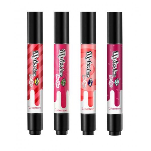 помада увлажняющая в стике berrisom oops my ice bar for lips помада увлажняющая в стике berrisom oops my ice bar for lipsOops My Ice Bar for Lips. Помада увлажняющая в стике<br><br>Восхитительные, притягательные, манящие губы – это так просто с увлажняющей помадой от Berrisom.<br><br>Нежная кремовая текстура помады безупречно покрывает кожу и дарит губам яркий сочный оттенок. В составе помады комплекс увлажняющих компонентов, в том числе экстракты зеленого чая, персика, лилии и другие, которые обеспечивают комфортное ощущение в течение дня, предупреждают появление сухости и раздражений.<br><br>Мягкая текстура, а также слегка скошенный край позволяют нанести помаду легко, быстро и красиво. Кроме того, такая форма поможет нанести макияж даже в уголках рта.<br><br>Варианты оттенков:<br><br><br>07. Raspberry Punch (Red)<br><br>08. Pink Lemonade (Pink)<br><br>09. Peach Jellypop (Coral)<br><br>10. Plum Wine (Wine)<br><br><br>Способ применения: Нажать на кнопку 1-2 раза, нанести на губы и растушевать.<br><br>Вес: 2,5 г<br><br>Вес г: 2.50000000