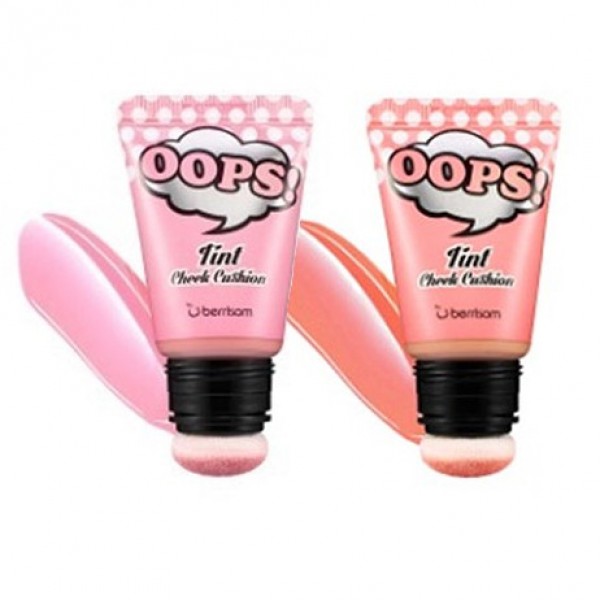 румяна-тинт для лица berrisom oops tint cheek cushion румяна-тинт для лица berrisom oops tint cheek cushionOops Tint Cheek Cushion. Румяна-тинт для лица<br><br>Придать щечкам кокетливый румянец, освежить кожу, подчеркнуть изысканность макияжа помогут румяна в в форме кушона. В компактном тюбике со встроенным аппликатором находится легкое средство с текстурой невесомой эмульсии. Стоит немного надавить на тюбик и распределить румяна легкими вбивающими движениями.<br><br>Румяна помогут выгодно подчеркнуть достоинства лица и визуально сгладить незначительные кожные несовершенства. Еще одно преимущество румян – возможность варьировать насыщенность цвета.<br><br>Стойкая формула румян, подобная тинту, позволяет использовать их в любое время года, они не боятся снега или дождя, могут использоваться для пляжного макияжа.<br><br>Румяна представлены 2 оттенками:<br><br><br>01 Cream Peach – персиковый<br><br>02 Sugar Pink – розовый<br><br><br>Способ применения: Нанести на скулы и растушевать.<br><br>Объём: 20 мл<br>