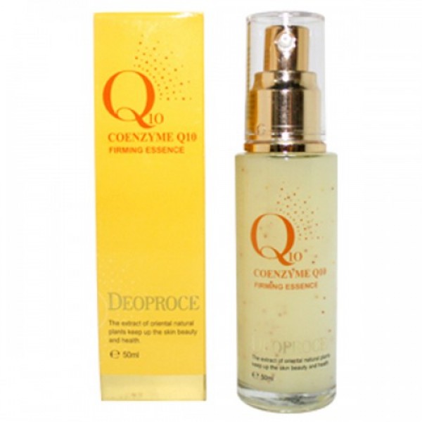 эссенция для лица с коэнзимом deoproce coenzyme q10 firming essence эссенция для лица с коэнзимом deoproce coenzyme q10 firming essenceCoenzyme Q10 Firming Essence. Эссенция для лица с коэнзимом<br><br>Эссенция увлажняет и оказывает противовоспалительный эффект, защищает от негативного воздействия окружающей среды (солнечные лучи, холод).<br><br>Коэнзим Q10 усиливает обменные процессы, помогает коже насыщаться кислородом, оказывает антиоксидантный эффект, увлажняет и устраняет мелкие морщины. Также эссенция содержит экстракт зеленого чая и гамамелиса виржинского, которые обладают антисептическим эффектом, защищают от фотостарения, уменьшают выделения сальных желез, устраняют акне и сужают поры.<br><br>Гидролизат морского коллагена легко усваивается клетками коджи, позволяет бороться с признаками старения и способствует заживлению мелких ранок.<br><br>Аллантоин стимулирует регенрацию клеток, способствует ускоренному заживлению ранок и разглаживает морщины.<br><br>Способ применения: нанести на очищенную кожу, дать впитаться а сверху нанести крем.<br><br>Объем: 50 мл<br>
