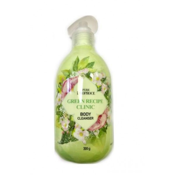 гель для душа deoproce green recipe clinic body cleanser гель для душа deoproce green recipe clinic body cleanserGreen Recipe Clinic Body Cleanser. Гель для душа<br><br>Линия Green Recipe Clinic – серия средств по уходу за волосами и кожей тела, созданных на основе лучших природных компонентов. В этих средствах уникальное сочетание традиционных натуральных экстрактов и масел с инновационными технологиями.<br><br>В средствах используются только тщательно подобранные растения, выращенные в экологически чистых районах нашей планеты и обработанные с соблюдением всех фармацевтических стандартов.<br><br>Средства дарят коже и волосам здоровье, красоту и молодость, а их ароматы обеспечивают хорошее настроение и отличное самочувствие.<br><br>Гель для душа хорошо очищает кожу от загрязнений, не пересушивая и не раздражая. Мягкая пенка нежно обволакивает кожу, делает ее мягкой и увлажненной. Гель хорошо смывается, оставляя кожу невероятно чистой, свежей и ароматной.<br><br>Способ применения: Небольшое количество геля для душа нанести на губку или ладонь, намылить кожу тела, смыть теплой водой.<br><br>Объем: 300 мл<br>