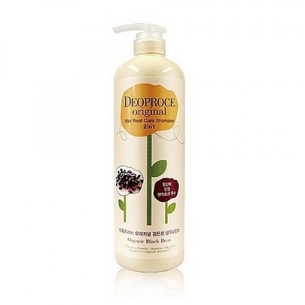 шампунь-бальзам 2 в 1 бобы deoproce original hair root care 2 in 1 shampoo black bean шампунь-бальзам 2 в 1 бобы deoproce original hair root care 2 in 1 shampoo black beanOriginal Hair Root Care 2 In 1 Shampoo Black Bean. Шампунь-бальзам 2 в 1 бобы<br><br>Интенсивный уход за корнями волос. Содержит вытяжку из Черных бобов. Помогает предотвратить выпадение, направлен на активный рост волос. Делает волсы здоровыми и шелковыми.<br><br> <br><br>Регулярное применение шампуня, способствует здоровому росту волос. Подходит для всех типов волос.<br><br> <br><br>Применение: нанести средство на мокрые волосы, массажными движениями тщательно втереть в кожу головы и волосы, оставить на 1 минуту, смыть теплой водой.<br><br> <br><br>Объем: 1000мл<br>