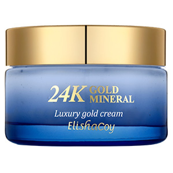 крем с минералами и частицами 24к золота elishacoy 24k gold mineral cream крем с минералами и частицами 24к золота elishacoy 24k gold mineral cream24K Gold Mineral Cream. Крем с минералами и частицами 24к золота содержит Blue Complex из водорослей: японская ламинария, порфир, хлорелла, агар. Водоросли содержат полисахариды, аминокислоты, витамины А, В, минеральные соли, йод, протеины, фосфор, железо, цинк. Blue Complex обладает непревзойденными питательными, увлажняющими и восстанавливающими свойствами, способствует синтезу коллагена и эластина.<br><br>Входящие в состав крема масло ши, масло семян макадамии, экстракт маточного молочка, экстракт икры, экстракты трав повышают эластичность и интенсивно питают кожу лица. <br><br>Аденозин и ниацинамид борются с возрастными изменениями и выравнивают цвет лица.<br><br>Частицы 24к золота и экстракт жемчуга активизируют регенерацию клеток кожи и придают неповторимое сияние.<br><br> <br><br>Не содержит: Искусственных красителей, парабенов, минерального масла, бензофенона<br><br> <br><br>Применение: После использования тоника нанесите необходимое количество эссенции и массирующими движениями распределите по коже лица до полного впитывания. Прижмите ладони к лицу для лучшего проникновения.<br><br> <br><br>Состав: Water ,Cetearyl Alcohol,Caprylic/Capric Triglyceride,Macadamia Ternifolia Seed Oil,Glycerin,Butylene Glycol,Cyclopentasiloxane,Cyclohexasiloxane,Niacinamide,Stearic Acid,Dimethicone, Butyrospermum Parkii (Shea Butter),Sodium Hyaluronate,Cetearyl Glucoside,Cyclotetrasiloxane,Sodium Acrylate/Sodium Acryloyldimethyl Taurate Copolymer,Dimethicone/Vinyl Dimethicone crosspolymer,Isohexadecane,Glyceryl Stearate ,PEG- 100 Stearate,Dimethiconol,Adenosine,Illicium Verum (Anise)Fruit Extract,Gold,Sea Water,Chlorella Vulgaris Extract,Laminaria Japonica Extract,Porphyra Yezoensis Extract,Porphyra Yezoensis Extract,Ganoderma Lucidum (Mushroom) Extract,Cnidium Officinale Root Extract,Coptis Japonica Root Extract,Phellinus Linteus Extract,Rheum Palmatum Root Extract,Retinyl Palmitate,Ascorbic Acid,Tocopheryl Acetate,Glyceryl Arachidonate,Glyceryl Linolenate,Glyceryl Linoleate,Sargassum Fulvellum Extract,Laminaria Japonica Extract,Hydrolyzed Collagen,Caviar Extract,Royal Jelly Extract,Plukenetia Volubilis Seed Oil,Adansonia Digitata Seed Extract,Pearl Extract,Panax Ginseng Root Extract,Gentiana Lutea Root Extract,Achillea Millefolium Extract,Artemisia Absinthium Extract,Arnica Montana Flower Extract,Iris Versicolor Extract,Lilium Tigrinum Extract,Nymphaea Alba Flower Extract,Lactobacillus,Tropolone,Vaccinium Angustifolium (Blueberry) Fruit Extract,Polygonum Tinctorium Leaf Extract,Agave Tequilana Leaf Extract,Polysorbate 80,Caprylyl Glycol,1.2-Hexanediol,Propanediol,Phenoxyethanol,Fragrance.<br><br>Вес г: 50.00000000