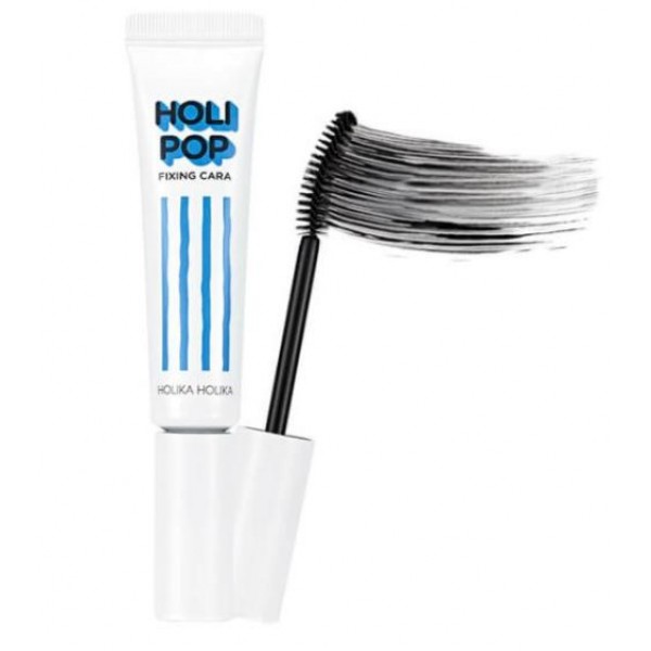 подкручивающая тушь holika holika holipop fixing cara подкручивающая тушь holika holika holipop fixing caraHolipop Fixing Cara. Подкручивающая тушь<br><br>Вместе с этой тушью вам больше не придется беспокоиться о безупречности своего макияжа! Тушь Holipop Fixing Cara – надежное средство для создания потрясающих ресниц.<br><br>Данная тушь является водостойкой, что не позволит ей смыться или сбиться в комки в течение дня. Она наносится ровным слоем и не склеивает реснички. Кроме того, специальная щеточка позволяет закручивать ресницы во время нанесения туши и фиксировать их. Вам больше не придется тратить лишнее время на закручивание ресниц – эта тушь все сделает за вас.<br><br>Кроме того, эта тушь является не только косметическим средством. В ее состав входят масла марулы и рисовых отрубей. Они интенсивно питают реснички, обеспечивают их увлажнение. Насыщают витаминами, минералами и микроэлементами.<br><br>Регулярное использование этой туши поможет вашим ресничкам в росте и укреплении, сделает их густыми и здоровыми.<br><br>Используйте эту тушь ежедневно, и уже скоро сможете похвастаться подругам не только профессиональным стойким макияжем, но и здоровыми, крепкими ресницами. Забудьте о выпадающих, тонких и коротких ресничках вместе с этой тушью.<br><br>Способ применения: Нанесите тушь с помощью щеточки от корней до кончиков.<br><br>Объем: 7 мл<br>