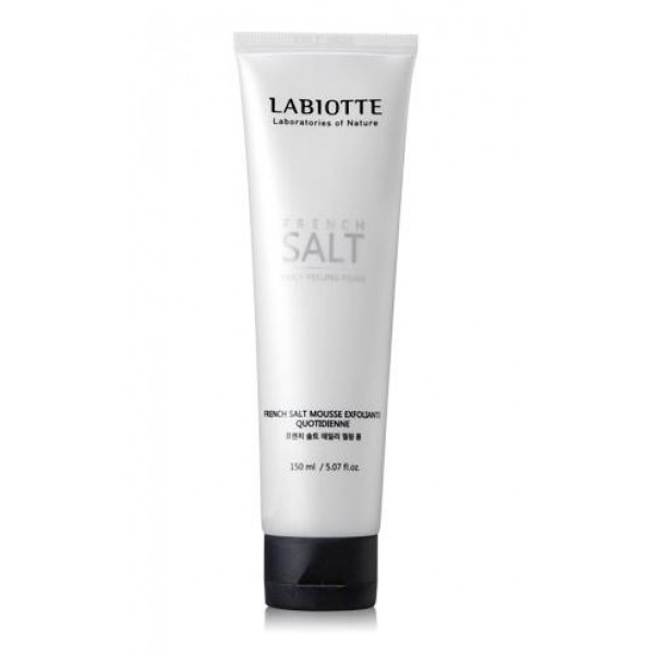 пилинг-пенка освежающая labiotte french salt daily peeling foam пилинг-пенка освежающая labiotte french salt daily peeling foamFrench Salt Daily Peeling Foam. Пилинг-пенка освежающая<br><br>В средстве использована французская соль Guerande, придающая пене мягкие скрабирующие частицы + АНА ингредиенты, такая двойная формула эффективно восстанавливает гладкость и шелковистость эпидермиса.<br><br>АНА-кислоты удаляют наслоения роговых чешуек, а также предотвращают их появление. Оказывают отшелушивающее, увлажняющее, противовоспалительное и антиоксидантное действие, а также стимулирует синтез коллагена и гликозаминогликанов в коже. Помимио отшелушивающего эффекта, обладает отбеливающим эффектом.<br><br>Мягкая формула позволяет использовать средство при ежедневном очищении.<br><br>Способ применения: небольшое количество средства, вспеньте с малым количеством воды. Нанесите, полученную пену на влажную кожу лица массажными движениями. После умойтесь теплой водой.<br><br>Объем: 150 мл<br>