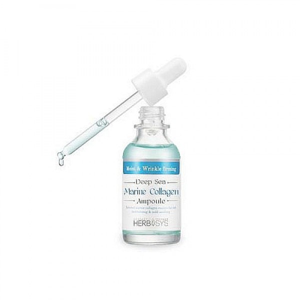 сыворотка с морским коллагеном сыворотка с морским коллагеномDeep Sea Marine Collagen Ampoule. Сыворотка с морским коллагеном против морщин<br><br>Морской коллаген в составе сыворотки, а также морские водоросли являются натуральными, природными омолаживающими средствами. Морской коллаген идеально усваивается кожей человека, благодаря этому он эффективно работает, стимулируя синтез собственного коллагена и эластина. Кожа становится упругой, повышается её тугор, разглаживаются морщины, подтягивается овал лица.<br><br> <br><br>Экстракты ламинарии японской по своему химическому составу уникальны и ничем не заменимы.<br><br> <br><br>Витамины, микроэлементы, жирные кислоты, полисахариды, аминокислоты и ферменты, проникая через кожу, не вызывают отторжения, оказывают укрепляющее действие, омолаживают и питают кожу.<br><br> <br><br>Морская вода, добытая с глубинных слоев океана, освежает и увлажняет кожу.<br><br> <br><br>Березовый сок насыщает кожу витаминами, дарит ей чистоту и свежесть, оказывает отбеливающее действие, визуально уменьшает пигментные пятна и веснушки.<br><br>Сок бамбука богат полисахаридами, аминокислотами, витаминами и минералами. Защищает кожу от УФ-лучей, восстанавливает и тонизирует.<br><br> <br><br>Также в составе сыворотки анти-эйдж компонент, гиалуроновая кислота, трегалоза, пантенол. Сыворотка укрепляет стенки сосудов, предупреждает истончение кожи, защищает от раннего увядания.<br><br> <br><br>Сыворотку можно использовать для ухода за кожей от 25 лет, для любого типа. Идеальна для уставшей и зрелой кожи.<br><br> <br><br>В сыворотке не содержатся парабены, спирт, искусственные красители и отдушки.<br><br> <br><br>Способы применения: после обычного очищения кожи лица нанести немного сыворотки, дождаться полного впитывания. Также сыворотку можно применять в комплексе с другими средствами: добавить несколько капель в уходовый крем, в маску или ВВ крем.<br><br> <br><br>Объём: 30 мл<br>