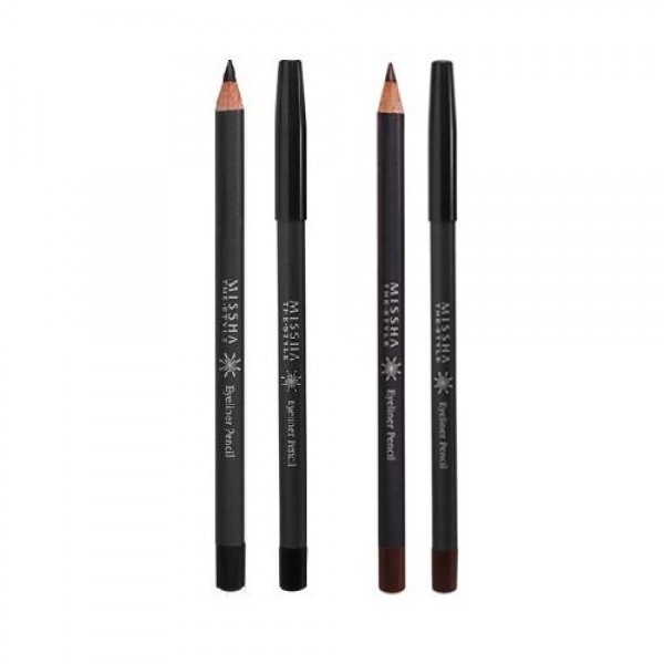карандаш-подводка для глаз missha the style eye liner pencil карандаш-подводка для глаз missha the style eye liner pencilThe Style Eye Liner Pencil. Карандаш-подводка для глаз<br><br>Мягкий карандаш с кремовой текстурой позволит нанести тонкую и безупречную линию. Карандаш хорошо растушевывается, если вы хотите создать яркий образ. Карнаубский натуральный воск делает карандаш очень стойким, предотвращает размазывание или осыпание карандаша, а также позволяет подводке сохранять первоначальную свежесть и яркость цвета.<br><br>Натуральные компоненты карандаша не раздражают даже самую чувствительную кожу век, а также защищают её от преждевременного старения и негативного влияния окружающей среды.<br><br>Карандаш мягко наносится, не царапает кожу, не отпечатывается на веках, не течет в жару. Легко точится и экономично расходуется.<br><br>Возможные оттенки:<br><br><br>№1 - Black - Черный<br><br>№2 - Brown - Коричневый<br><br><br>Способ применения: Провести линии нужной толщины по верхнему и/или нижнему веку.<br><br>Вес: 4 г<br><br>Вес г: 4.00000000