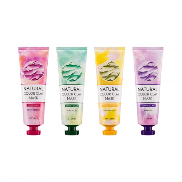 маска глиняная для лица маска глиняная для лицаNatural Color Clay Mask. Маска глиняная для лица<br><br>Глина в качестве косметического средства используется уже много веков, и в наше время не потеряла своей актуальности. Маски для лица из глины воздействует на кожу по нескольким направлениям.<br><br> <br><br>Каолин в составе маски от Missha является деликатным абразивом – мягким эксфолиантом, что позволяет использовать средство как нетравмирующий скраб, что особенно актуально для проблемной кожи с воспалительными высыпаниями, при которых противопоказано использование обычных скрабов, которые могут усилить течение кожных заболеваний. Также каолин насыщает кожу полезными веществами, впитывает излишний жир и грязь, стимулирует регенерацию клеток и кислородный обмен, происходящий в них.<br><br> <br><br>Глиняная маска эффективно подсушивает кожу, то есть абсорбирует выделения потовых желез и избытки кожного сала, что предупреждает появление воспалений. Также маска очищает кожу, отшелушивает омертвевшие клетки, выводит токсины, помогает избавиться от шелушений.<br><br> <br><br>Маска представлена несколькими вариантами:<br><br> <br><br>Missha Natural Color Clay Mask Yellow Brightening – желтая маска для сияния кожи<br><br>Экстракт лимона в составе маски благодаря высокому содержанию витамина C способствует не только полноценному очищению кожи от отмерших клеток и регуляции работы сальных желез, но и приводит к постепенному осветлению различных кожных несовершенств, таких как пигментные пятна, веснушки, постакне. При регулярном применении маски тон кожи выравнивается, она становится свежей и сияющей.<br><br> <br><br>Missha Natural Color Clay Mask Purple Firming – фиолетовая укрепляющая маска<br><br>Экстракт лаванды подходит для ухода за любым типом кожи. Лаванда повышает кровообращение, увеличивая приток крови к тканям, за счет чего к клеткам поставляется необходимое количество кислорода и питательных веществ. Это ускоряет процессы обновления (регенерации) и помогает сохранить клетки здоровыми. Маска тонизирует и укрепляет кожу, препятствует ее преждевременному старению кожи.<br><br> <br><br>Missha Natural Color Clay Mask Pink Moisturizing – розовая увлажняющая маска<br><br>Экстракт персика дарит коже невероятную пользу, благодаря непревзойденным увлажняющим, смягчающим и противовоспалительным свойствам. Персик великолепно витаминизирует и тонизирует кожу, способствует устранению мимических морщин, значительно улучшает цвет лица и снимает раздражение. Персик гипоаллергенен, поэтому может использоваться для ухода за чувствительной кожей, подходит он и для уставшей и увядающей кожи.<br><br> <br><br>Missha Natural Color Clay Mask Green Pore care – маска для сужения пор<br><br>Экстракт эвкалипта нормализуют работу сальных желез, предупреждает появление жирного блеска, способствует очищению и сужению пор, оказывает противовоспалительное действие, эффективен при кожных инфекциях, помогает бороться с угревой сыпью, восстанавливает поврежденную кожу, в том числе после ожогов или обморожений, выравнивает ее тон и предупреждает возникновение постакне.<br><br> <br><br>Способ применения: На очищенную от косметики и тонизированную кожу нанести маску, избегая области глаз и губ, оставить на 10-15 минут. Когда маска высохнет, смыть теплой водой.<br><br> <br><br>Объем: 137 г<br><br>Вес г: 137.00000000