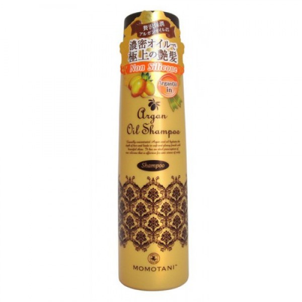 шампунь для волос с маслом арганы momotani organic argan shampoo шампунь для волос с маслом арганы momotani organic argan shampooOrganic Argan Shampoo. Шампунь для волос с маслом арганы содержит натуральное марокканское масло арганы, которое превосходно удерживает влагу в волосах, обволакивает секущиеся кончики, восстанавливает ломкие и поврежденные волосы. Шампунь прекрасно очищает волосы и кожу головы, устраняет неприятные запахи, смягчает жесткие волосы и придает им блеск.<br><br>Активные компоненты:<br><br><br>Масло арганы - натуральный продукт для ухода за волосами. Его состав уникален и включает антиоксиданты, антибиотики и витамины А, Е, F, порядка 80 % полезных жирных кислот, которые интенсивно препятствуют старению волос. Масло защищает волосы от негативного воздействия окружающей среды, усиливает рост волос, восстанавливает их структуру, питает, делает волосы сильными, послушными, шелковистыми.<br><br>Масло Ши придает волосам гладкость и увлажняет их изнутри.<br><br>Кератин восстанавливает и укрепляет поврежденные волосы. Формула шампуня позволяет быстро получить воздушную пену. Массаж кожи головы с помощью этой нежной пены снимает усталость и стресс.<br><br><br>После мытья Вы получите увлажнённые, гладкие и блестящие до самых кончиков волосы. Не содержит силикон. Обладает нежным цветочным ароматом.<br><br>Способ применения: держа крышку флакона, повернуть колпачок с носиком против часовой стрелки так, чтобы колпачок поднялся вверх. Несколькими нажатиями выдавить и нанести на влажные волосы необходимое количество средства, вспенить массирующими движениями, смыть тёплой водой.<br><br>Меры предосторожности: не используйте средство, если оно вызывает покраснение, раздражение, зуд или воспаление кожи головы и проконсультируйтесь с врачом-дерматологом. Избегайте попадания в глаза, при попадании сразу же промойте глаза водой. Храните в недоступных для детей местах.<br><br>Состав: вода, лаурамидпропил гидроксисультаин, кокамидопропилбетаин, лаурет сульфат натрия, лауроил метил амино пропионат натрия, кокамид DEA, DPG, олефин сульфонат натрия (С14-16), масло из косточек плодов аргании колючей, масло ши?2, гидролизованный кератин , масло из семян пенника лугового, поликватерниум-7, поликватерниум-10, BG, лимонная кислота, цитрат натрия, карамель, EDTA-3Na, бензоат натрия, фосфорная кислота EDTA-2Na, токоферол, феноксиэтанол, метилпарабен, пропилпарабен, отдушка.<br><br>Объем: 290 мл<br>