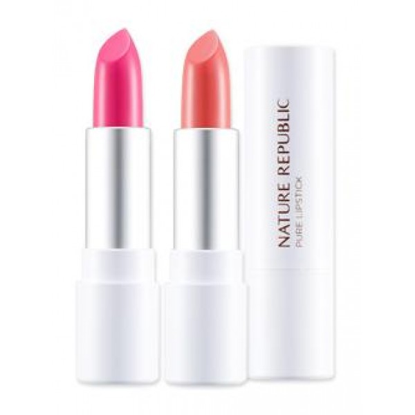 помада для губ nature republic pure lipstick помада для губ nature republic pure lipstickPure Lipstick. Помада для губ<br><br>Помада обладает нежной текстурой и насыщенным цветом. Увлажняет,равномерно наносится и обладает стойкой формулой.<br><br>Содержит экстракт клубники,масло авокадо,экстракт ацеролы,масло цветков ромашки,экстракт цветков гибискуса,экстракт малины и т.д.<br><br>Масло авокадо является незаменимым источником витаминов, микроэлементов, и полиненасыщенных жирных кислот. Среди них – олеиновая, пальмитиновая, линолевая, линоленовая, пальмитолеиновая и стеариновая жирные кислоты, витамины A, E, D, B1, B2, K, PP, а также калий, цинк, и сквален. Кроме того масло авокадо содержит лецитин, много хлорофилла, гистидин, и фитостерины.<br><br>Это масло уникально, ведь его жирный состав максимально близок к жирам кожи человека. Это означает, что все содержащиеся в масле полезные вещества в максимальном количестве проникают туда, где они необходимы. Именно поэтому применение масла авокадо для лица – это лучшее, что вы можете предложить своей коже. Масло авокадо замечательно подходит для всех типов кожи. Кроме того, в отличие от многих других масел растительного происхождения, оно быстро впитывается и не оставляет жирного следа.<br><br>Оттенки:<br><br><br>02 Cashmere Peach<br><br>03 Orange Luna<br><br>04 Dolly Pink<br><br>05 Show Me The Hot Pink<br><br>06 Miss Scarlet<br><br>08 Gorgeous Wine<br><br>09 Sugar Brown<br><br>10 Honey Beige<br><br><br>Способ применения: Нанесите на сухие,чистые губы<br><br>Вес: 3.3 г<br><br>Вес г: 3.30000000