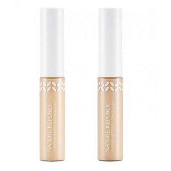 консилер для маскировки nature republic pure shine cover concealer консилер для маскировки nature republic pure shine cover concealerPure Shine Cover Concealer. Консилер для маскировки<br><br>Консилер для эффективной маскировки небольших дефектов и несовершенств кожи, создан на основе океанической воды, масел авокадо и дамасской розы.<br><br>Благодаря наличию натуральных компонентов является еще и средством ухода, исправляет некоторые её недостатки, поддерживает здоровье кожи, повышает и сохраняет тонус.<br><br>Оттенки:<br><br>01 Light Beige- светлый беж<br>02 Natural Beige - натуральный беж<br><br>Способ применения: Нанесите небольшое количество средства на проблемный участок кожи, растушуйте.<br><br>Объем: 6.5 мл<br>