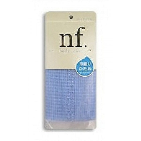 массажная мочалка жесткая o:he nf body towel hard blue массажная мочалка жесткая o:he nf body towel hard blueNF Body Towel Hard Blue. Массажная мочалка жесткая<br><br>Специальное плетение нейлоновых нитей способствует созданию великолепной устойчивой пены, даже с небольшим количеством геля. <br><br>Применение этой мочалки для мытья помогает расслабиться, восстанавливает и тонизирует Ваше тело. <br><br>После мытья мочалку необходимо очистить от остатков мыла и высушить.<br><br>Состав: 100% нейлон. 20x100 см.<br>