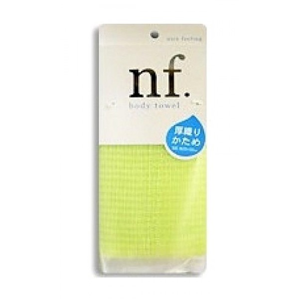 массажная мочалка жесткая o:he nf body towel hard green массажная мочалка жесткая o:he nf body towel hard greenNF Body Towel Hard Green. Массажная мочалка жесткая<br><br>Специальное плетение нейлоновых нитей способствует созданию великолепной устойчивой пены, даже с небольшим количеством геля. <br><br>Применение этой мочалки для мытья помогает расслабиться, восстанавливает и тонизирует Ваше тело. <br><br>После мытья мочалку необходимо очистить от остатков мыла и высушить.<br><br>Состав: 75% хлопок, 25% нейлон. 28x100 см.<br>