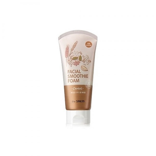 пенка для умывания для лица the saem cereal facial smoothie foam пенка для умывания для лица the saem cereal facial smoothie foamCereal Facial Smoothie Foam. Пенка для умывания для лица с экстрактами злаковых растений – идеальное средство для ежедневного очищения кожи лица. Пенка THE SAEM Facial Smoothie Foam имеет легкую текстуру и образует нежную мягкую пенку, которая великолепно справляется с любыми загрязнениями. Пенка хорошо очищает кожу лица, не нарушая кислотно-щелочного баланса, увлажняет, успокаивает и оказывает смягчающее действие.<br><br> <br><br>Очищенная кожа лица максимально полно воспринимает и впитывает в себя активные компоненты последующих косметических средств. В составе мыла аллантоин и витамин Е.<br><br> <br><br>Аллантоин – смягчает роговой слой, ускоряет регенерацию клеток кожи, защищает её от воздействия внешних неблагоприятных факторов. Также он оказывает антиоксидантное, антисептическое, противовоспалительное действие.<br><br> <br><br>Витамин Е – мощный антиоксидант, витамин красоты и молодости, ускоряет обновление клеток кожи, оказывает смягчающее действие, уменьшает раздражения, увлажняет кожу, разглаживает её и препятствует истончению и дряблости, защищает от негативного влияния УФ-лучей, способствует обновлению клеток кожи.<br><br> <br><br>Жидкое мыло представлено в 3 вариантах.<br><br> <br><br>№3 - THE SAEM Facial Smoothie Foam Cereal – пенка с экстрактами злаковых растений (кукурузы, черного кунжута, желудей, маш, риса, ячменя, сои, овса, гречихи).<br><br>Экстракт риса деликатно отшелушивает ороговевшие клетки кожи, увлажняет, питает и смягчает кожу, делает её гладкой и упругой.<br><br>Экстракт овса – естественный увлажняющий компонент, образует на коже защитный слой, предотвращающий испарение влаги.<br><br> <br><br>Пенка со злаками способствует заживлению кожных микротравм, омолаживает дряблую кожу, способствует удалению ороговевших клеток, смягчает и тонизирует сухую и шелушащуюся кожу, разглаживает её поверхность, улучшает цвет лица. Мыло увлажняет и питает кожу, делает её гладкой и упругой, матовой и естественно сияющей.<br><br> <br><br>Способ применения: Вспенить немного средства в руках и нанести на влажную кожу лица легкими массирующими движениями, а затем смыть теплой водой.<br><br> <br><br>Объём: 150 мл<br><br> <br>
