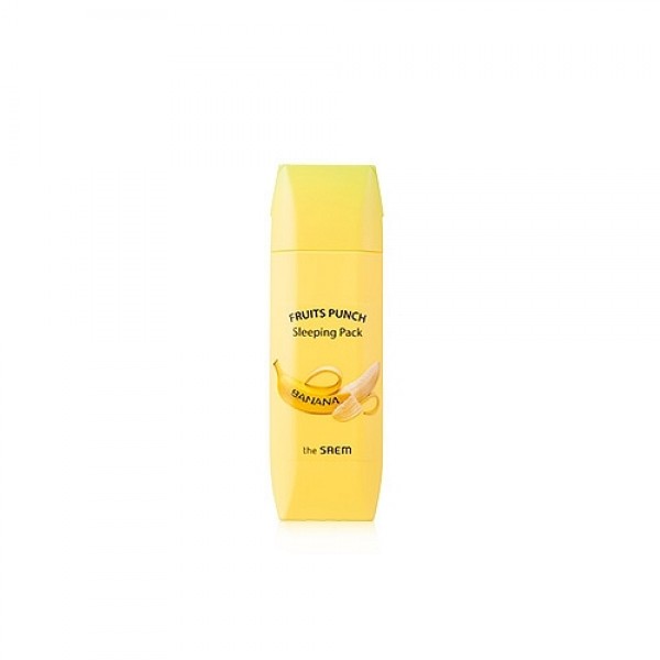 маска ночная банановый пунш the saem fruits punch banana sleeping pack маска ночная банановый пунш the saem fruits punch banana sleeping packFruits Punch Banana Sleeping Pack. Маска ночная банановый пунш<br><br>Это потрясающая маска преобразит Вашу кожу и подарит удовольствие при нанесении!<br><br> <br><br>Ночная банановая маска от корейского производителя The Saem - кладезь витаминов и ценных микроэлементов для восстановления кожи во время сна. Маска удобна в применении, легко наносится и работает на все 100%, пока вы спите! За ночь все копоненты маски успевают раскрыться в полном объеме, чтобы с утра Ваше лицо выглядело сияющим и отдохнувшим!<br><br> <br><br>Банановая маска обладает укрепляющим и питательным действием, активно восстанавливает клеточки кожи, восстанавливая их активность и улучшая обменные процессы. Маска препятствует дряблости и провисанию кожи, укрепляет овал лица. <br><br> <br><br>Активные компоненты маски:<br><br><br>экстракт банана - основа маски, насыщает уставшую кожу ценными веществами, глубоко питает и восстанавливает<br><br>бетаин - укрепляет кожу, улучшает овал лица, придает эластичность<br><br>гиалуроновая кислота - естественный увлажнитель кожи, оптимизирует уровень влаги в клетках<br><br>натуральные масла - питают и укрепляют кожу<br><br>медовая вытяжка - снимает раздражения, заживляет ранки, устраняет покраснения, дарит здоровый цвет лица<br><br><br> <br><br>Утром вы проснетесь преображенной и отдохнувшей! Кожа порадует Вас свежим видом, молодостью и красотой!<br><br> <br><br>Способ применение: очистить вечером лицо и незадолго до сна нанести маску на кожу. Утром умыться теплой водой. Рекомендуется применять 2-3 раз в течение недели.<br>