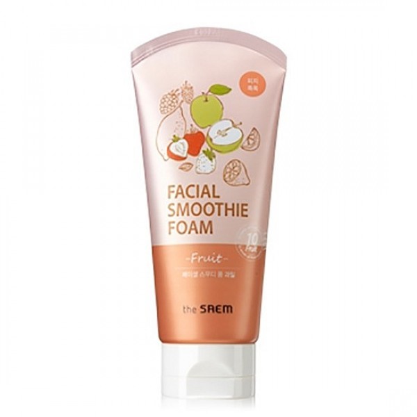 пенка для умывания для лица фруктовая the saem friut facial smoothie foam пенка для умывания для лица фруктовая the saem friut facial smoothie foamFriut Facial Smoothie Foam. Пенка для умывания для лица фруктовая - это идеальное повседневное средство для действенного очищения зоны лица. Мягкая пенка имеет легкую безупречную текстуру, а в ходе употребления образует шикарную очищающую пенку, которая сможет справиться с любыми видами загрязнения. Она хорошо зарекомендовала себя, ухаживая, успокаивая и очищая, не нарушая кислотно - щелочного природного баланса. <br><br>Чистая кожа в полной мере впитывает в себя действующие компоненты, а витамин Е и аллантоин смягчают роговой слой, при этом ускоряя регенерацию кожи и препятствуют дряблости и истончению нежных участков лица. Также действенная фруктовая пенка от The Saem справляется с антиоксидантным, противовоспалительным и антиоксидантным воздействием, а также поспособствует заживлению видимых кожных микротравм. <br><br>Используя ежедневно фруктовую пенку, можно уменьшить раздражение, снять шелушение, увлажнить кожу. <br><br>Применение: Вспенить в руках небольшую каплю средства, массировать легкими движениями, а далее тщательно промыть.<br>