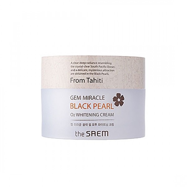 кислородный осветляющий крем the saem gem miracle black pearl o2 whitening cream кислородный осветляющий крем the saem gem miracle black pearl o2 whitening creamGem Miracle Black Pearl O2 Whitening Cream. Кислородный осветляющий крем предназначен для ежедневного ухода за тусклой, усталой кожей с признаками старения. Насыщает кожу влагой, создавая на её поверхности невидимую мембрану с целью защиты кожи от иссушивания. <br><br>Экстракт жемчуга осветляет пигментацию, подтягивает и освежает кожу, придаёт эластичность. Экстракт чёрных водорослей придаёт коже жизненную силу и сияние, увлажняя её на молекулярном уровне.<br><br> <br><br>Не содержит минеральных масел, искусственных красителей, вазелина, триэтаноламина.<br><br> <br><br>Применение<br><br>Используется на последнем этапе ухода за кожей лица. После того, как кожа очищена и тонизирована, требуемое количество крема поглаживающими движениями нанести на кожу лица и оставить впитываться.<br>