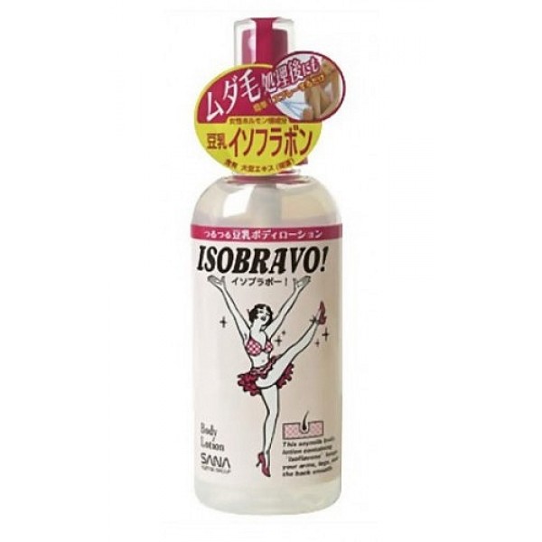 лосьон для тела с соевым молочком sana isobravo body lotion лосьон для тела с соевым молочком sana isobravo body lotionIsobravo Body Lotion. Лосьон для тела с соевым молочком может использоваться как лосьон после удаления волос. Способствует сдерживанию роста волос.<br><br>Содержит увлажняющие компоненты:<br><br><br> Экстракт соевых бобов и вытяжку соевого молочка, которые смягчают раздраженную после удаления волос кожу.<br><br> Изофлавоны соевого молочка придают коже ровный цвет и сияющий вид, делают ее упругой и гладкой.<br><br><br><br>Активные компоненты: <br><br><br>Экстракт ананаса защищает кожу от воспалений, пересыхания, обеспечивает ее увлажнение. <br><br>Фруктовые кислоты смягчают кожу, придают ей гладкость. <br><br>Экстракты цветков апельсина и лимона известны своими релаксирующими свойствами. Они прекрасно сохраняют в коже влагу, питают ее витаминами, делают упругой и эластичной, дарят ощущение свежести.<br><br><br><br>Способ применения: После ванны или душа распылите средство на тело, вотрите легкими движениями.<br><br>Меры предосторожности: не использовать при появлении покраснений, зуда, раздражения кожи. В случае возникновения аллергических реакций, прекратите использование средства и проконсультируйтесь с дерматологом.<br><br>Состав: вода, BG, глицерин, этанол, экстракт соевых бобов, вытяжка соевого молочка, экстракт плодов ананаса, экстракт апельсина, экстракт лимона, кополимер (стилен / винипиролидон), ПЕГ-60 гидролизирован-ного касторового масла, цитрат натрия, феноксиэтанол, метилпарабен.<br><br>150 мл.<br>
