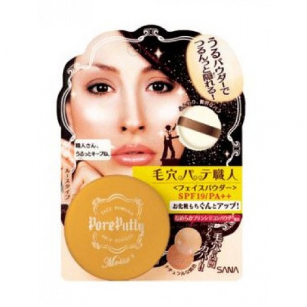 пудра рассыпчатая увлажняющая spf 19 sana pore putty face powder spf 19 пудра рассыпчатая увлажняющая spf 19 sana pore putty face powder spf 19PORE PUTTY FACE POWDER SPF 19. Пудра рассыпчатая увлажняющая<br><br>Увлажняет кожу и одновременно маскирует ее недостатки (расширенные поры, мелкие дефекты и др. ). Делает поверхность кожи ровной и гладкой, не закупоривает поры, позволяя ей дышать. В состав средства входит силиконовая пудра, которая содержит увлажняющий комплекс: сквалан и гиалуроновую кислоту. Специально подобранные компоненты состава поглощают продукты выделения сальных желез, придавая коже матовость.<br><br>Пудра защищает кожу от воздействия солнечных лучей, содержит УФ - фильтр SPF 19. Хорошо ложится, обеспечивает естественный макияж, который держится весь день. Делает кожу ровной, гладкой и сияющей. Имеет натуральный оттенок подчеркивает естественный цвет кожи.<br><br>Способ применения: нанесите пудру на лицо при помощи пуховки. Меры предосторожности: не использовать при появлении покраснений, зуда, раздражения кожи. В случае возникновения аллергических реакций, прекратите использование средства и проконсультируйтесь с дерматологом.<br><br>Состав: слюда, тальк, кросполимер винилдиметикон/метикон силсесквиоксан, этилгексил метоксициннамат, кросполимер бутилакрилат/гликольдиметакрилат, нитрат бора, лаурат цинка, миристат магния, сквалан, гидроксиапатит, диметикон, кварц, сополимер диметикон/метикон, полиметил метакрилат, гиалуронат натрия, токоферол, кросполимер диметикон/винилдиметикон, кросполимер метилметакрилат/гликоль диметакрилат, триметилсилоксисиликат, пальмитиновая кислота, пальмитоил глутамат магния, пальмитоил саркозин натрия, пальмитоил пролин, бисаболол, метикон, гидроксид алюминия, перфтороктил триэтоксисилан, диоксид титана, оксид цинка, оксид железа.<br>