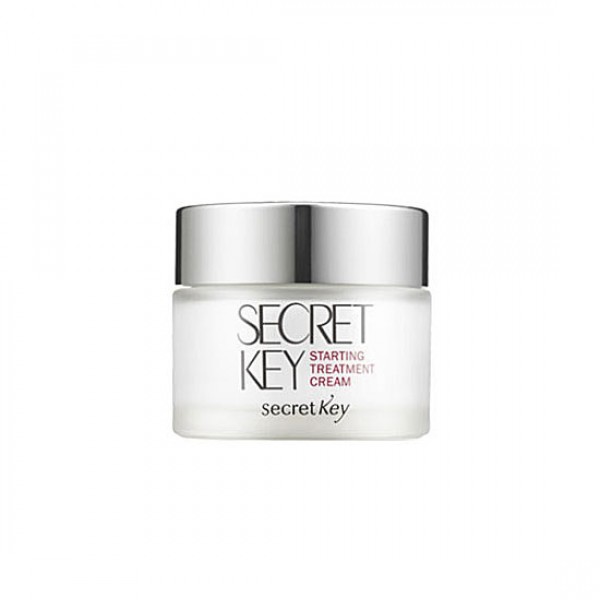 крем для лица на основе молочных культур secret key starting treatment cream крем для лица на основе молочных культур secret key starting treatment creamStarting Treatment Cream. Крем для лица на основе молочных культур содержит ферментированный фильтрат дрожжей, ниацинамид, аденозин, экстракт ромашки, экстракт зеленого чая, экстракт розмарина, экстракт центеллы азиатской и т.д. Является 100% натуральным продуктом.<br><br>Средство интенсивно регенерирует кожу, усиливает метаболизм клеток кожи, осветляет пигментацию и выравнивает тон кожи. Интенсивно питает и увлажняет, наполняет упругостью.<br><br> <br><br>Экстракт дрожжей получают из клеточных стенок пекарских дрожжей. Экстракт с высоким содержанием полисахарида (бета-глюкана) не только прекрасно увлажняет кожу, но и повышает иммунитет, защищает клетки кожи от повреждающего действия УФ излучения, стимулирует образование коллагена и гликопротеинов, что приводит к улучшению защитных механизмов кожи, повышает ее упругость и эластичность.<br><br> <br><br>Ниацинамид является активным компонентом для мощного клеточного обновления кожи и предлагает массу преимуществ для возрастной зрелой кожи. Относится к группе клеточно-связующих активов. Он может улучшать эластичность кожи, значительно улучшить барьерную функцию кожи, помогает удалить возрастные пятна и улучшает тонус кожи и ее текстуру, осветляет и выравнивает тон кожи. Стимулирует синтез коллагена, выработку кожных церамидов и липидов. С помощью этого замечательного витамина вырабатывается кожный иммунитет к воздействию внешней агрессивной среды. <br><br> <br><br>Аденозин- аминокислота, которая формируется в клетках, путем метаболической клеточной энергии. Способствует избавлению от морщин. Оказывает сосудорасширяющее и антиагрегантное действие, улучшает макро- и микроциркуляцию, определяет благоприятное воздействие на трофику тканей и процессы регенерации. Входит в состав важнейших коферментов, регулирующих окислительно-восстановительные процессы в клетках.<br><br> <br><br>Не содержит парабенов, минеральных масел, бензофенона, спиртов, искусственных ароматизаторов и красителей.<br><br> <br><br>Применение:<br><br>Небольшое количество крема нанесите на кожу, мягко вмассируйте в кожу круговыми движениями.<br><br>Вес г: 50.00000000