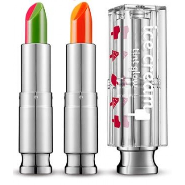 тинт-бальзам для губ secret key ice cream tint glow тинт-бальзам для губ secret key ice cream tint glowIce Cream Tint Glow. Тинт-бальзам для губ<br><br>Увлажняющий ароматный тинт позволяет не только создать привлекательный образ, но и ухаживать за нежной кожей губ, питая, смягчая ее и поддерживая оптимальный уровень увлажненности.<br><br>Производитель азиатской косметики отмечает, что при разработке формулы средства использовалась уникальная технология. Средство подстраивается под личную увлажненность губ и максимально проявляет цветовой пигмент.<br><br>Оттенки бальзама будут выглядеть по-разному в зависимости от насыщенности индивидуального цвета губ.<br><br><br>Ice mandarin<br><br>Ice watermelon<br><br><br>В составе тинта содержатся натуральные компоненты. Они разглаживают мелкие морщинки на губах, защищают кожу от обезвоживания, спасают от шелушений.<br><br>Солнцезащитный фактор SPF-8, задерживающий ультрафиолетовое излучение, позволяет не беспокоиться о возможном фотостарении кожи.<br><br>Бальзам выполнен в виде привычной каждой женщине форме губной помады в стильном футляре. Наносится очень мягко и стойко держится на губах. Тинт не скатывается в складочки, дарит губам ухоженный внешний вид, а представительницам прекрасного пола – уверенность в своей неотразимости.<br><br>Способ применения: Аккуратным движением нанесите бальзам на сухую чистую кожу губ.<br><br>Вес: 3.5 г<br><br>Вес г: 3.50000000