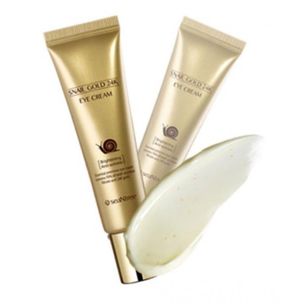 крем для глаз с экстрактом слизи улитки и 24-каратным золотом seantree snail gold 24k eye cream
крем для глаз с экстрактом слизи улитки и 24-каратным золотом seantree snail gold 24k eye cream