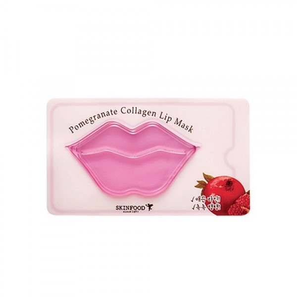 маска для губ гидрогелевая маска для губ гидрогелеваяPomegranate Collagen Lip Mask. Маска для губ гидрогелевая<br><br>Гидрогелевые маски завоевывают все большую популярность, и это не удивительно. Выполненные из специального материала, они полностью безопасны, не токсичны и обладают хорошей биосовместимостью.<br><br> <br><br>При соприкосновении с кожей гидрогель нагревается, создает так называемый «парниковый эффект», благодаря чему улучшается кровообращение, гормализуются обменные процессы, а активные компоненты средства проникают в более глубокие слои кожи.<br><br> <br><br>Гидрогелевые патчи способствует глубокому увлажнению кожи, стимулируют процессы клеточной регенерации. А патчи, в составе которых есть омолаживающие компоненты, способны значительно улучшить состояние кожи.<br><br> <br><br>Skinfood предлагает позаботиться о нежной коже губ, используя патчи Pomegranate Collagen Lip Mask. В их составе экстракт граната и коллаген, которые помогают разгладить морщинки и сделать кожу упругой, гладкой, шелковистой.<br><br> <br><br>О пользе граната (для всего организма и для кожи в частности) было известно много веков назад. Упоминание об этом чудодейственном фрукте встречаются в работах древних китайских алхимиков, еще более ранние упоминания о гранате можно найти в древнегреческой мифологии.<br><br> <br><br>Чудесные целебные свойства граната подтверждены современными исследованиями, и в наше время этот фрукт столь же популярен в косметологии.<br><br> <br><br>Уникален биохимический состав граната – это единственное растение, которое содержит женский половой гормон эстрон. Также в его составе антоцианы, флавоноиды и танины, гликозиды, макро- и микроэлементы, витамины и огромное количество антиоксидантов.<br><br> <br><br>Благодаря такому составу, гранат является одним из наиболее мощных естественных борцов с морщинами, так как он подавляет синтез фермента, разрушающего коллаген, и одновременно с этим увеличивает производство проколлагена фибробластами кожи. Кроме того, высочайшая концентрация полифенолов с мощными антиоксидантными свойствами позволяет подавлять разрушительное действие свободных радикалов, вызывающих преждевременное старение. Также гранат значительно снижают вредное воздействие ультрафиолета на кожу.<br><br> <br><br>Экстракт граната в составе патчей оказывает выраженное увлажняющее действие, питает и смягчает кожу, делает ее эластичной. Наличие органических кислот в составе граната способствует легкому отбеливанию пигментации и отшелушиванию омертвевших клеток.<br><br> <br><br>Использование патчей для губ позволяет значительно улучшить состояние кожи, разгладить морщинки, а также предупредить появление сухости, шелушений, воспалений. Патчи восстанавливают липидный барьер кожи и повышают ее сопротивляемость агрессивному воздействию внешней среды.<br><br> <br><br>Способ применения: На чистую сухую губ приложить патч, аккуратно прижать и разгладить его, оставить на 15-20 минут. Затем патч снять, остатки средства мягко вмассировать.<br><br> <br><br>Объем: 8 гр<br><br>Вес г: 8.00000000