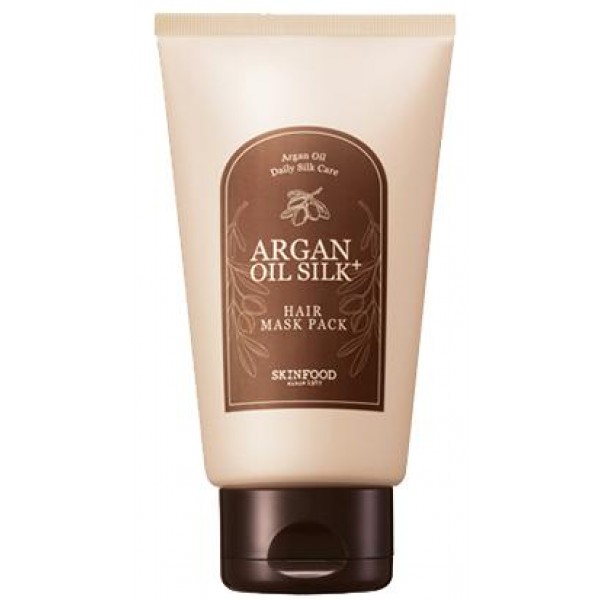 маска для волос с маслом арганы и аминокислотами шелка skin food argan oil silk plus hair maskpack маска для волос с маслом арганы и аминокислотами шелка skin food argan oil silk plus hair maskpackЕще больше арганового масла, еще больше пользы, еще быстрее восстановление волос. Маска Argan Oil Silk Plus Hair Maskpack от Skinfood предназначена для сухих и поврежденных волос. Тусклые и безжизненные, с секущимися кончиками, они наполнятся силой, станут упругими, шелковистыми и блестящими.<br><br>Масло арганы – марокканское золото, жидкое, тягучее, очень дорогое и необычайно полезное и для кожи, и для волос. В его составе 80% состоит из ненасыщенных жирных кислот – незаменимых помощников для сохранения красоты. Также в составе масла высокое содержание витамина E, который защищает кожу и волосы от разрушения.<br><br>Также масло арганы защищает волосы и кожу головы от различных агрессивных факторов внешней среды (ультрафиолет, повышенная или пониженная температура, а также влажность воздуха) и загрязнений атмосферы.<br><br>Маска с аргановым маслом увлажняет и питает волосы, восстанавливает их структуру, устраняет секущиеся кончики, предотвращает выпадение волос и ускоряет их рост.<br><br>Помимо масла арганы в составе гидролизованный кератин, протеины шелка, керамиды и растительные экстракты, которые усиливают действие масла и делают маску еще более полезной.<br><br>При регулярном применении маски волосы становятся более густыми и упругими, гладкими и блестящими.<br><br>В составе маски нет минеральных масел, синтетических отдушек, спирта.<br><br>Способ применения: Нанести средство на вымытые слегка подсушенные волосы, оставить на 5 минут, затем смыть теплой водой.<br><br>Вес: 200 г<br><br>Вес г: 200.00000000