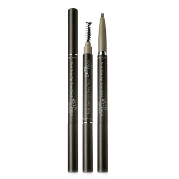 карандаш для бровей skin food black eye brow pencil карандаш для бровей skin food black eye brow pencilBlack Eye Brow Pencil. Карандаш для бровей<br><br>Карандаш подходит для всех типов кожи, включая чувствительную. Средство содержит питательный экстракт из черных бобов, который эффективно увлажняет кожу. Карандаш гарантирует идеальный внешний вид ваших бровей, долго держится, создает эффект естественного макияжа.<br><br>Экстракт черных бобов предотвращает выпадение бровей. Карандаш обладает тонким кончиком и широкой стороной, что позволяет регулировать нанесение. Благодаря особой «восковой» формуле, карандаш не размывается водой и позволяет сделать много наслоений, переходя от светлого оттенка к более темному.<br><br>Оттенки:<br><br><br>01 Black<br><br>02 Black Gray<br><br>03 Black Brown<br><br>04 Gray<br><br>05 Gray Brown<br><br>06 Brown<br><br><br>Способ применения: При помощи острого кончика карандаша заполните промежутки в бровях тонкими короткими линиями. Плоским краем карандаша можно подкрасить плашмя всю остальную бровь. Для более натурального эффекта, можно слегка растушевать линии, пригладив бровь пальца от внутреннего края к внешнему.<br><br>Вес: 12 г<br><br>Вес г: 12.00000000