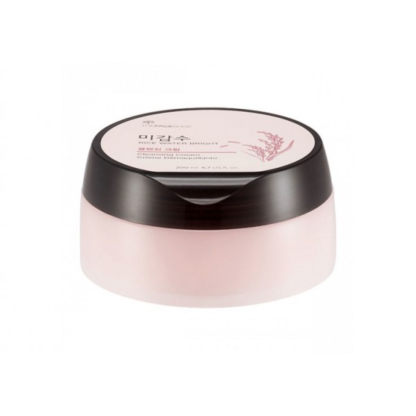 крем очищающий с экстрактом риса the face shop rice water bright cleansing cream крем очищающий с экстрактом риса the face shop rice water bright cleansing creamЭкстракт рисовой воды – главный ингредиент серии Rice Water Bright. Ее свойства делают очищение кожи еще более глубоким и тщательным. В том, числе рисовый экстракт это признанное всеми и популярное средство для выравнивания тона лица и осветления.<br>Описание товара<br><br>Крем Rice Water Bright Cleansing Cream, благодаря своей плотной и жирной текстуре отлично очищает кожу от загрязнений, подходит даже для снятия стойкого макияжа.<br><br>Крем легкий, но при этом достаточно глубоко очищает кожу и не сушит ее. Полезные ингредиенты, содержащиеся в рисовом экстракте, обеспечат деликатное отшелушивание и наполнение влагой. Увлажненная и хорошо очищенная кожа выглядит сияющей и здоровой!<br><br>При помощи крема Вы сможете заметить первые изменения уже после месяца использования. Для большей эффективности используйте и другие средства для очищения из этой линейки.<br><br>Основное действие: Очищение, увлажнение, выравнивание тона лица, отшелушивание.<br><br>Очищающий крем предназначен для людей старше 18 лет, идеально подходит для очищения сухой, очень сухой и чувствительной кожи.<br><br>Способ применения: Распределите небольшое количество крема на всю поверхность кожи лица. Нежно массируйте до тех пор, пока макияж полностью не растворится. Удалите излишки крема при помощи салфетки и используйте пенящиеся средство для умывания.<br><br>Советы от консультантов THE FACE SHOP: Крем не вызывает раздражения кожи, попробуйте использовать его и для снятия макияжа с глаз. На кожу вокруг глаз крем лучше наносить не пальцами, а ватным диском.<br><br>Основные ингредиенты: Вода, минеральные масла, экстракт рисовой воды.<br><br>Срок годности: До открытия 3 года, после открытия 6 месяцев (не нагревать, тепло может вызвать изменение запаха и текстуры)<br><br>Объем: 200 мл<br>