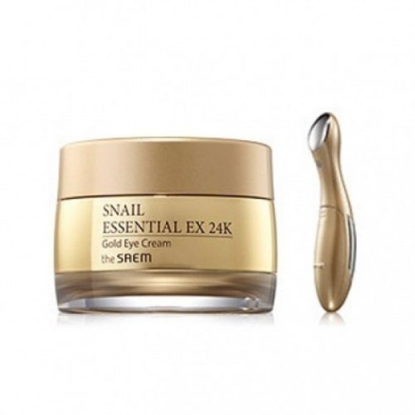 крем для лица с муцином улитки и вибромассажер the saem snail essential ex 24k gold cream set крем для лица с муцином улитки и вибромассажер the saem snail essential ex 24k gold cream setSnail Essential EX 24K Gold Cream Set. Крем для лица с муцином улитки и вибромассажер<br><br>Крем, созданный на основе золота и улиточного муцина, обеспечит коже бережный и комплексный уход. Крем оказывает антивозрастной эффект, возвращает здоровое сияние и свежесть. Средство устраняет видимые признаки старения, насыщает кожу влагой, разглаживает имеющиеся морщинки и осветляет пигментные пятна.<br><br>Основными компонентами являются только природные ингредиенты:<br><br><br>24 каратное золото – мягко убирает ороговевшие частички, нормализует кровоснабжение, ускоряет синтез коллагена, поддерживает упругость и способствует ее быстрому обновлению.<br><br>Муцин улитки – омолаживает кожу, устраняет морщины, выравнивает тон, осветляет пигментацию и препятствует ее повторному появлению, снимает воспаления, заживляет повреждения и избавляет от шелушений, а также оберегает от ультрафиолета.<br><br>Экстракт граната – интенсивно питает кожу, делает ее более мягкой и эластичность, устраняет морщинки, запускает процессы регенерации.<br><br>Ниацинамид – осветляет кожу и подавляет выработку меланина, выравнивает текстуру, разглаживает поверхность, повышает иммунитет, уменьшает покраснения и оберегает от любых воздействий.<br><br>Аденозин – улучшает кровоснабжение, поддерживает оптимальный водный баланс, возвращает прежнюю упругость и препятствует раннему увяданию кожи.<br><br><br>При постоянном применении кожа вновь становится упругой и сияющей, выглядит моложе. Благотворное действие крема дополняет автоматический массажер, который включается при соприкосновении с кожей. Он обеспечивает лучшее проникновение средства южнокорейской компании The Saem в кожу и максимальное усвоение всех полезных веществ, оказывает укрепляющее действие.<br><br>Применение: Нанести крем на чистую кожу и выполнить массаж круговыми движениями.<br><br>Объем: 50 мл<br>