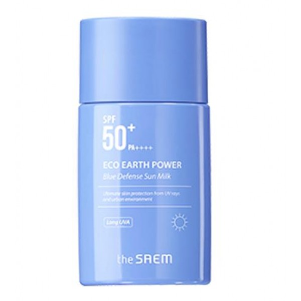 солнцезащитное молочко the saem eco earth power blue defense sun milk солнцезащитное молочко the saem eco earth power blue defense sun milkEco Earth Power Blue Defense Sun Milk. Солнцезащитное молочко<br><br>Солнезащитное молочко с увлажняющей формулой с первым прикосновением создает шелковистый, гладкий финиш.<br><br>UVA формула защищает кожу от сильных УФ-лучей.<br><br>Очищающее дерево моринга защищает от внешних воздействий и поддерживает здоровое состояние кожи.<br><br>Натуральный растительный комплекс содержит 4 вида растений (экстракт моринга, иван-чай, карамбола, макаперуанская), которое обеспечивает увлажнение, успокаивает раздраженную кожу, вызванное УФ-лучами.<br><br>Способ применения: перед использованием хорошо встряхните флакончик и равномерно распределите на необходимые участки тела.<br><br>Объем: 40 мл<br>