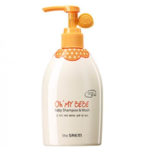 детский шампунь-гель the saem oh my bebe baby shampoo and wash детский шампунь-гель the saem oh my bebe baby shampoo and washOh My Bebe Baby Shampoo and Wash. Детский шампунь-гель<br><br>Средство содержит экстракт кожуры мандарина, бетаин, масло апельсиновой кожуры, аргинин и т.д.<br><br>Универсальное увлажняющее средство для ухода за чувствительной и хрупкой детской кожей.<br><br>Линия OH MY BEBE защищает кожу от агрессивного воздействия внешней среды.<br><br>Содержит более 10% свежей сочной цитрусовой кожуры (кожура мандарина), выращенные на экологически чистом острове Чеджу.<br><br>Мягко очищает кожу и волосы ребенка, создает пышную пенку, содержит натуральные органические компонентами.<br><br>Способ применения: Нанесите средство на кожу и волосы ребенка, промассируйте, смойте теплой водой.<br><br>Объем: 250 мл<br>
