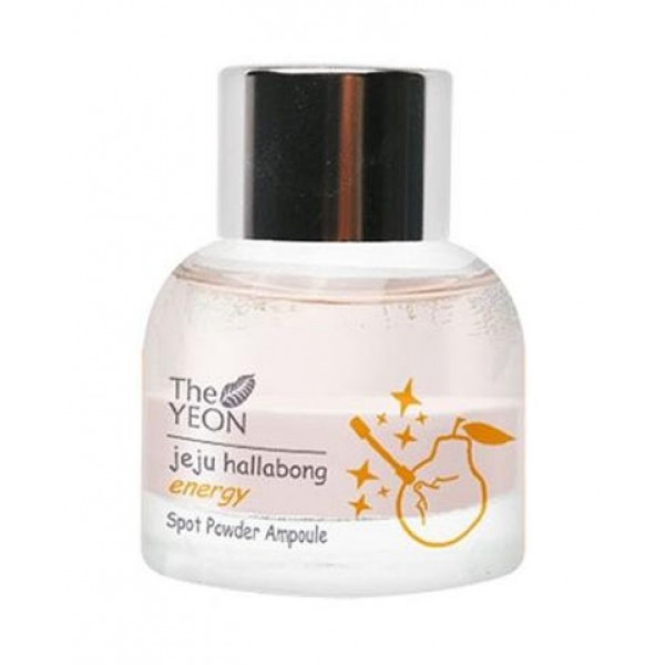 сыворотка двухфазная ампульная the yeon jeju hallabong energy spot powder ampoule сыворотка двухфазная ампульная the yeon jeju hallabong energy spot powder ampouleJeju Hallabong Energy Spot Powder Ampoule. Сыворотка двухфазная ампульная<br><br>Точечная двухфазная ампульная сыворотка с абсорбирующим порошком, борется с воспалениями на коже, а также способствует отшелушиванию омертвевших клеток. Концентрат активных ингредиентов проникает глубоко в кожу, заботится о ней, решая проблему не только снаружи, но и изнутри.<br><br>Активные Ингредиенты:<br><br><br>Экстракт мандарина богат бета-каротином, витамином С и лимонной кислотой. Восстанавливает защитную функцию кожи, а также помогает восполнить дефицит витаминов и в дополнение к этому усиливает восстанавливающие свойства клеток на сухих участках кожи. Оказывает тонизирующий эффект, предотвращая дряблость кожи.<br><br>Экстракты киви, кожуры апельсина, брокколи, алоэ вера, авокадо, лимонника.<br><br>Розовый порошок, который контролирует выделение кожного себума в ночное время, подавляет рост болезнетворных бактерий, восстанавливает чистоту кожи, успокаивает раздражение, растворяет омертвевшие клетки кожи, способствует сохранению гладкости кожи.<br><br><br>Способ применения: Не трясите флакон! Опустите ватную палочку, зачерпните розовый порошок и точечно нанесите на проблемные участки кожи. Используйте средство во время вечернего ухода. Не смывайте.<br><br>Объем: 15 мл<br>