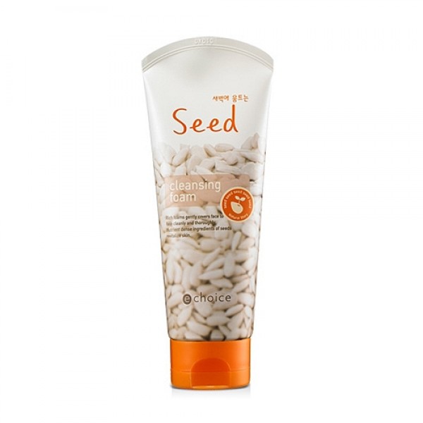 очищающая пенка с экстрактом семян echoice seed cleansing foam очищающая пенка с экстрактом семян echoice seed cleansing foamSeed Cleansing Foam. Очищающая пенка с экстрактом семян.<br><br>Содержит ферментированный экстракт соевых бобов.<br><br>Ферменты способствуют осветлению веснушек и уменьшению возрастной пигментации. Увеличивают способность кожи удерживать влагу, тонизируют.<br><br> <br><br>Очищает кожу от омертвевших клеток, удаляет макияж, следы пыли и другие загрязнения<br><br> <br><br>Применение: Влажными руками нанесите небольшое количество пенки на лицо, слегка вспеньте, помассируйте, смойте теплой водой.<br><br> <br><br>Состав: Water, Palmitic Acid, Stearic Acid, Glycerin, Myristic Acid, Potassium Hydroxide, Lauric Acid, Beeswax, Cocamide MEA, Sorbitan Olivate, Sodium Laureth Sulfate, Glyceryl Stearate, PEG-100 Stearate, Allantoin, Panthenol, Butylene Glycol, Trapa Japonica Fruit Extract, Polyglutamic Acid, Bacillus/Soybean Ferment Extract, Disodium EDTA, Methylparaben, Propylparaben, CI 19140, CI 42090, Fragrance.<br><br>Вес г: 130.00000000