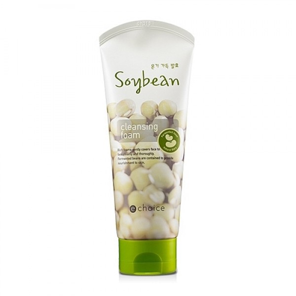 очищающая пенка с экстрактом сои echoice soy cleansing foam очищающая пенка с экстрактом сои echoice soy cleansing foamSoy Cleansing Foam. Очищающая пенка с экстрактом сои создает обильную пену, очищает кожу от омертвевших клеток, снимает макияж и удаляет следы пыли и грязи.<br><br>Входящий в состав пенки ферментированный экстракт сои способствует разглаживанию морщин и глубоко увлажняет кожу.<br><br> <br><br>Применение: Влажными руками нанесите небольшое количество пенки на лицо, слегка вспеньте, помассируйте, смойте теплой водой.<br><br> <br><br>Состав: Water, Palmitic Acid, Stearic Acid, Glycerin, Myristic Acid, Potassium Hydroxide, Lauric Acid, Beeswax, Cocamide MEA, Sorbitan Olivate, Sodium Laureth Sulfate, Glyceryl Stearate, PEG-100 Stearate, Allantoin, Panthenol, Butylene Glycol, Trapa Japonica Fruit Extract, Polyglutamic Acid, Bacillus/Soybean Ferment Extract, Disodium EDTA, Methylparaben, Propylparaben, CI 19140, CI42090, Fragrance.<br><br>Вес г: 130.00000000