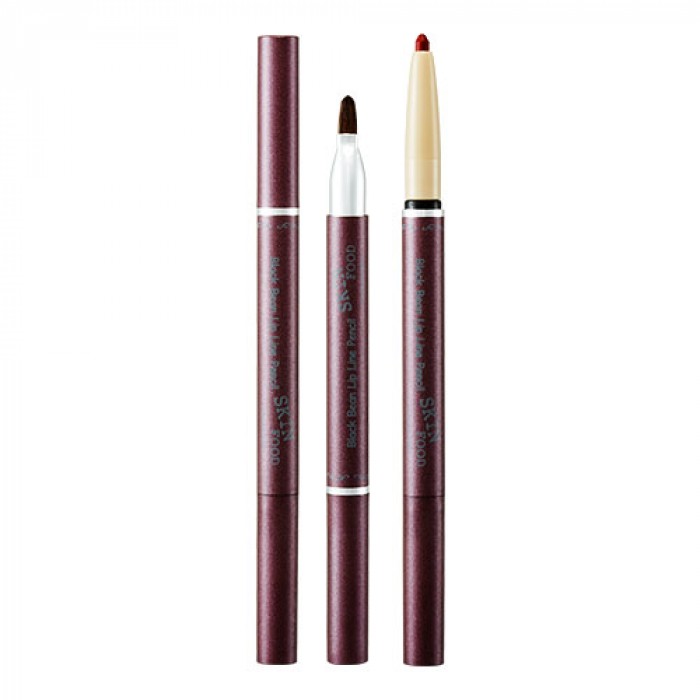 карандаш для губ skin food black bean lip pencil карандаш для губ skin food black bean lip pencilBlack Bean Lip Pencil. Карандаш для губ <br><br>Карандаш от Skin Food подходит для всех типов кожи, включая чувствительную. Средство содержит питательный экстракт из черных бобов, который эффективно увлажняет кожу. Экстракт черных бобов предотвращает выпадение бровей и заботится о нежной коже губ.<br><br>Карандаш гарантирует идеальный внешний вид ваших бровей, долго держится, создает эффект естественного макияжа. С помощью карандаша Black Bean Lip Pencil можно создать эффект объемных, пухлых губ или немного скорректировать их форму. Благодаря своей шелковой текстуре он превосходно наносится и растушевывается, не царапает и не раздражает нежную кожу. Он проявляет деликатную заботу о губах, сохраняя их мягкость и гладкость.<br><br>Средство доступно в нескольких вариациях: <br><br><br>#1 - Dark Red<br><br>#2 - Pinky Red<br><br>#6 - Dark Brown<br><br><br>Карандаш от Skinfood имеет удобную конструкцию: с одной стороны - отверстие для выдвижного стержня, с другой - кисточка для растушевки контура или нанесения помады. Регулируемая подача стержня избавляет от необходимости следить за его формой и пользоваться точилкой. Благодаря особой «восковой» формуле, карандаш не размывается водой и позволяет сделать много наслоений, переходя от светлого оттенка к более темному. <br><br>Способ применения: При помощи острого кончика карандаша заполните промежутки в бровях тонкими короткими линиями. Плоским краем карандаша можно подкрасить плашмя всю остальную бровь. Для более натурального эффекта, можно слегка растушевать линии, пригладив бровь пальца от внутреннего края к внешнему.<br><br>Вес г: 1.60000000