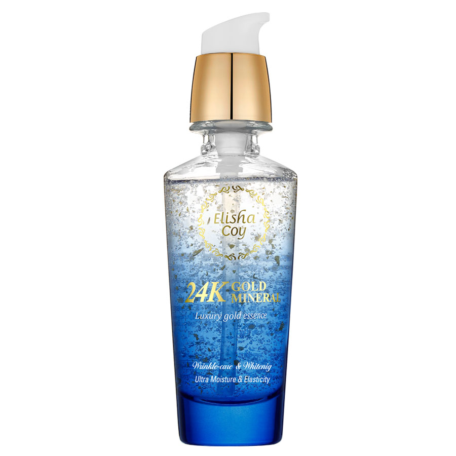 эссенция с минералами и частицами 24к золота elishacoy 24k gold mineral essence эссенция с минералами и частицами 24к золота elishacoy 24k gold mineral essence24K Gold Mineral Essence. Эссенция с минералами и частицами 24к золота содержит Blue Complex из водорослей: саргассовые водоросли, японская ламинария, порфир, хлорелла, агар. Водоросли содержат полисахариды, аминокислоты, витамины А, В, минеральные соли, йод, протеины, фосфор, железо, цинк. Blue Complex обладает непревзойденными питательными, увлажняющими и восстанавливающими свойствами, способствует синтезу коллагена и эластина.<br><br>Эссенция содержит морскую воду, в составе которой присутствует большое количество минеральных солей, олигоэментов, микроэлементов (медь, кобальт, цинк, селен). Морская вода улучшает микроциркуляцию крови, выводит токсины, активизирует процесс обновления клеток.<br><br>Входящие в состав эссенции экстракт маточного молочка, экстракты трав и экстракт икры, повышают эластичность и интенсивно питают кожу лица. Аденозин и ниацинамид борются с возрастными изменениями и выравнивают цвет лица. Частицы 24к золота и экстракт жемчуга активизируют регенерацию клеток кожи и придают неповторимое сияние.<br><br> <br><br>Не содержит: Искусственных красителей, парабенов, минерального масла, бензофенона<br><br> <br><br>Применение: После использования тоника нанесите необходимое количество эссенции и массирующими движениями распределите по коже лица до полного впитывания. Приложите теплые ладони к лицу для более глбокого впитывания.<br><br> <br><br>Состав: Water ,Glycerin,SD Alcohol 40-B,Betaine, Niacinamide,PEG/PPG-17/6 Copolymer,Biosaccharide<br><br>Gum-1,PEG-60 Hydrogenated Castor Oil,Bis-PEG-18 Methyl Ether Dimethyl Silane,Sorbitol,Butylene Glycol,Cellulose Gum,Carbomer,Caprylyl Glycol,Potassium Hydroxide,Propanediol,Adenosine,Glyceryl Acrylate/Acrylic Acid Copolymer,Gold,Sea<br><br>Water,Disodium EDTA,Natto Gum,Tremella fuciformis Sporocarp Extract,Illicium Verum (Anise)Fruit Extract,Soluble Collagen,Chlorella Vulgaris Extract,Laminaria JaponicaExtract,Porphyra Yezoensis Extract,Laminaria Japonica Extract,Sargassum Fulvellum Extract,Beta-Glucan ,Hydrolyzed Collagen,Angelica Gigas Root Extract,Ganoderma Lucidum (Mushroom)<br><br>Extract,Cnidium Officinale Root Extract,Coptis Japonica Root Extract,Phellinus Linteus Extract,Rheum Palmatum Root Extract,Caviar Extract,Royal Jelly Extract,Retinyl Palmitate,Ascorbic Acid,Tocopheryl Acetate,Glyceryl Arachidonate,Glyceryl Linolenate,Glyceryl Linoleate,Plukenetia Volubilis Seed Oil,Adansonia Digitata Seed Extract,Pearl Extract,Panax Ginseng Root<br><br>Extract,Gentiana Lutea Root Extract,Gentiana Lutea Root Extract,Achillea Millefolium Extract,Artemisia Absinthium Extract,Arnica Montana Flower Extract Vacciniu,Angustifolium (Blueberry) Fruit Extract,Polygonum Tinctorium Leaf Extract,Agave Tequilana Leaf Extract,Iris Versicolor Extract,Lilium Tigrinum Extract Nymphaea Alba Flower Extract,Lactobacillus,Tropolone,1.2-Hexanediol,Phenoxyethanol,Fragrance.<br><br> <br><br>Объем: 40мл<br><br>Дата производства: См. на упаковке <br><br>Срок годности: 3 года.<br><br>Вес г: 40.00000000
