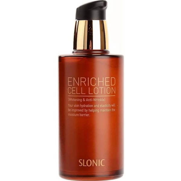 лосьон антивозрастной lioele slonic enriched cell lotion лосьон антивозрастной lioele slonic enriched cell lotionSlonic Enriched Cell Lotion. Лосьон антивозрастной с растительными стволовыми клетками<br><br>Косметологи не перестают создавать новые средства, которые помогли бы вернуть коже лица молодость, стереть морщины и годы. Особые надежды возлагаются на стволовые клетки с их высочайшим регенеративным потенциалом.<br><br> <br><br>Стволовые клетки человека, к сожалению, стареют и теряют способность поддерживать работоспособность тканей и органов. Однако, экстракты растительных стволовых клеток помогают откорректировать некоторые процессы, сопровождающие старение: улучшают клеточный метаболизм, очищают клетки от токсинов, восстанавливают их поврежденные компоненты, обеспечивают адекватную реакцию на стрессовые ситуации.<br><br> <br><br>В составе средств линии LIOELE Slonic Enriched Cell используются каллусные культуры растительных экстрактов. Эти стволовые клетки получают биотехнологическим путем: на растениях делаются специальные надрезы, и в месте повреждения клетки начинают активно делиться, образуя бесцветную клеточную массу – каллус. Эта ткань защищает место ранения, может накапливать питательные вещества для анатомической регенерации.<br><br> <br><br>Каллусные клетки различных растений на генетическом уровне восстанавливают уменьшающуюся с возрастом активность фибробластов, от которых зависит выработка коллагена и эластина. При регулярном применении косметики с каллусными культурами происходит уменьшение глубины морщин, повышается тонус кожи, она вновь становится упругой. Кроме того, растительные стволовые клетки повышают устойчивость клеток кожи к агрессивному воздействию окружающей среды, оказывают мощное антиоксидантное действие.<br><br> <br><br>Лосьон со стволовыми клетками предназначен для омоложения кожи, оказывает осветляющее и разглаживающее морщины действие, увлажняет кожу, защищает ее разрушительного воздействия факторов внешней среды и свободных радикалов.<br><br> <br><br>В составе лосьона помимо стволовых клеток комплекс эффективных anti-age компонентов:<br><br><br>Ниацинамид осветляет пигментацию любого происхождения и предупреждает появление новых пигментных пятен, кроме того он стимулирует синтез коллагена, выработку кожных керамидов и липидов, способствующих восстановлению кожного барьера, повышает иммунитет кожи к негативному воздействию агрессивной внешней среды.<br><br>Гидролизованный морской коллаген ускоряет обновление клеток, стимулирует синтез собственного коллагена, благодаря чему укрепляет кожный каркас, повышавет упругость и эластичность кожи, оказывает лифтинговое действие.<br><br>Аденозин улучшает макро- и микроциркуляцию крови, ускоряет регенерацию клеток кожи, помогает бороться с морщинами и пигментацией. Его действие не ослабевает под воздействием тепла и света, что делает его еще более эффективным.<br><br><br> <br><br>Регулярное применение лосьона, особенно в комплексе с другими средствами линии, позволяет значительно улучшить состояние кожи: выравнивает тон и поверхность, наполняет кожу влагой и надолго удерживает ее внутри, образуя на ее поверхности защитный увлажняющий слой. Кожа наполняется силой и сиянием, становится мягкой и бархатистой.<br><br> <br><br>Способ применения: После умывания и тонизирования нанести средство на кожу лица и равномерно распределить.<br><br> <br><br>Объём: 120 мл<br><br> <br>