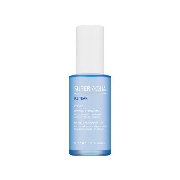 увлажняющая эссенция с ледниковой водой missha super aqua ice tear essence увлажняющая эссенция с ледниковой водой missha super aqua ice tear essenceSuper Aqua Ice Tear Essence. Увлажняющая эссенция с ледниковой водой<br><br>Вода для косметических средств добывается из ледников горных массивов Патагонийских Альп. Патагония – прекрасный, суровый край, возникший во время ледникового периода, около 3 миллионов лет назад, и с тех пор почти не изменившийся.<br><br>Ледниковая вода, чистейшая и прозрачнейшая, содержит столь необходимые для кожи микроэлементы и биологически активные компоненты. Антиоксиданты в составе воды нейтрализуют разрушительное действие свободных радикалов на клеточном уровне.<br><br>Эссенция с ледниковой водой – средство для мгновенного и глубокого увлажнения кожи, которое сохраняется в течение долгого времени. Средство прекрасно освежает и успокаивает, является настоящим спасением для обезвоженной усталой кожи.активизирует в клетках все процессы жизнедеятельности, благодаря чему кожа наполняется энергией, повышается ее иммунитет и защитные функции, замедляются процессы старения.<br><br>Также в составе эссениции экстракт ламинарии, минеральная и морская вода, растительные экстракты.<br><br>Экстракт ламинарии – уникальный природный компонент, обладающий противовоспалительными, восстанавливающими и омолаживающими свойствами. Ламинария насыщает кожу витаминами и микроэлементами, благодаря чему оказывает мощное регенерирующее действие. Экстракт ламинарии выводит шлаки и токсины, способствует очищению кожи от ороговевших клеток, укрепляет местный иммунитет.<br><br>Минеральная вода увлажняет, насыщает кожу полезными микро- и макроэлементами, ускоряет обменные процессы, активизирует регенерацию клеток, выводит токсины из организма, тонизирует, освежает и успокаивает кожу.<br><br>Морская вода дарит коже лица мгновенное увлажнение, наполняет её энергией, восстанавливает в клетках кожи все жизненно важные функции, благодаря чему кожа становится упругой и эластичной, повышается её тонус, разглаживаются морщины.<br><br>Способ применения: Нанести несколько капель эссенции на очищенную и тонизированную кожу лица.<br><br>Объём: 50 мл<br>
