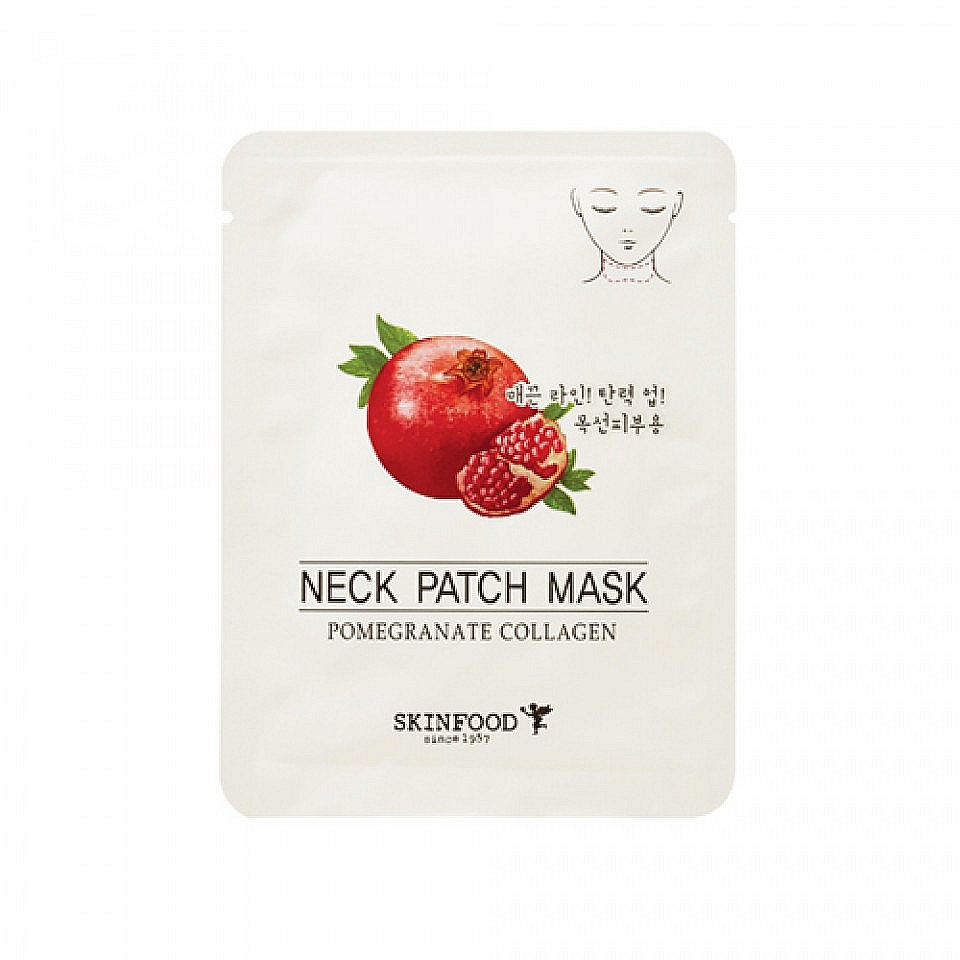 маска для шеи антивозрастная маска для шеи антивозрастнаяPomegranate Collagen Neck Patch Mask. Маска для шеи антивозрастная<br><br>Маска содержит экстракт граната, гидролизованный коллаген и т.д.<br><br> <br><br>Маска восстанавливает упругость и эластичность кожи, улучшает гидро-баланс кожи, обладает антивозрастным действием, препятствует образованию морщин.<br><br> <br><br>Экстракт граната стимулирует образование аквапоринов, обладает противовоспалительной активностью; обладает антиоксидантным потенциалом, уменьшает трансэпидермальную потерю влаги кожей, восстанавливая ее барьерные свойства.<br><br> <br><br>Коллагеновые волокна поддерживают кожу изнутри, придают ей свежесть и гладкость.<br><br> <br><br><br>Оба активных ингредиента известны своими омолаживающими свойствами, благодаря которым маска обладает способностью сохранять молодость.<br><br> <br><br>Достаточно дважды в неделю использовать маску, чтобы уже через месяц получить заметные результаты.<br><br> <br><br><br> <br><br>Способ применения: снимите тонкую защитную плёнку и приложите маску к коже шеи на 15-20 мин.<br><br> <br><br>Объем: 10 гр<br><br> <br><br>Вес г: 10.00000000