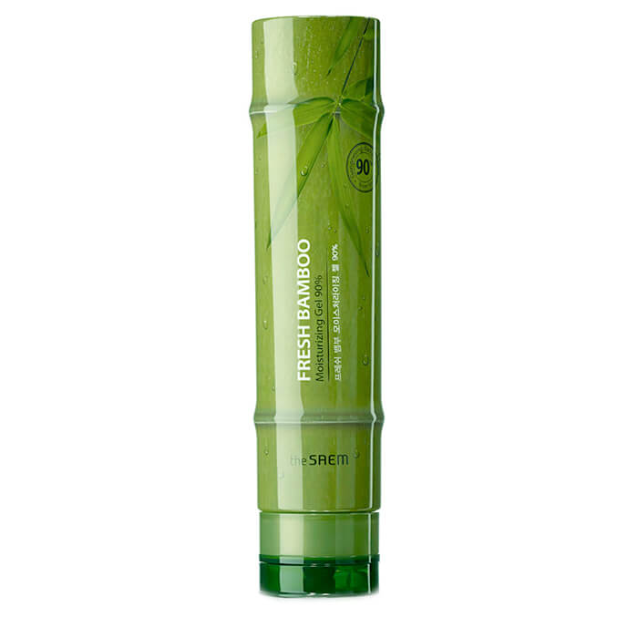 гель для тела с экстрактом бамбука the saem fresh bamboo moisturizing gel 90% гель для тела с экстрактом бамбука the saem fresh bamboo moisturizing gel 90%Fresh Bamboo Moisturizing Gel 90%. Гель для тела с экстрактом бамбука<br><br>Гель для тела, главным компонентом которого является экстракт бамбука. Он великолепно освежает кожу и насыщает ее влагой. Также гель содержит экстракты портулака, шиповника, манго, иланг-иланг, масла кокоса и подсолнечника – эти компоненты дарят чувство комфорта, разглаживают и смягчают кожу, избавляют от шелушений и раздражений.<br><br>Экстракт бамбука содержит много природного кремния, поэтому эффективно борется с видимыми признаками старения кожи: повышает ее эластичность, возвращает упругость, устраняет морщинки.<br><br>Бамбук восстанавливает водный баланс кожи, питает ее и наполняет влагой, минимизирует вредное воздействие ультрафиолета и других негативных факторов, обеззараживает, предотвращает зуд и раздражения, заметно омолаживает.<br><br>Кроме того, он стимулирует рост клеток, укрепляет их, обеспечивает омоложение и обновление кожи.<br><br>Гель укрепляет и тонизирует кожу, насыщает клетки влагой, успокаивает и одновременно освежает, а также повышает стойкость к внешним воздействиям. Гель не допускает пересыхания кожи и появления огрубевших участков. Средство легко справляется с сухостью, шелушениями и раздражением.<br><br>При постоянном применении гель от южнокорейского бренда The Saem укрепит кожу, освежит ее, разгладит морщинки и не допустит их нового появления. Ваша кожа будет выглядеть свежей и отдохнувшей. Средство является универсальным, т.е. его можно использовать и для лица, и для тела. В последнем случае гель является отличной профилактикой варикоза, эффективно лечит гематомы, устраняет отечность и синяки. Гель не образует на коже неприятной пленки, не стягивает и не утяжеляет.<br><br>Применение: Гель нанести на чистую кожу и распределить мягкими похлопывающими движениями.<br><br>Объем: 260 мл<br>
