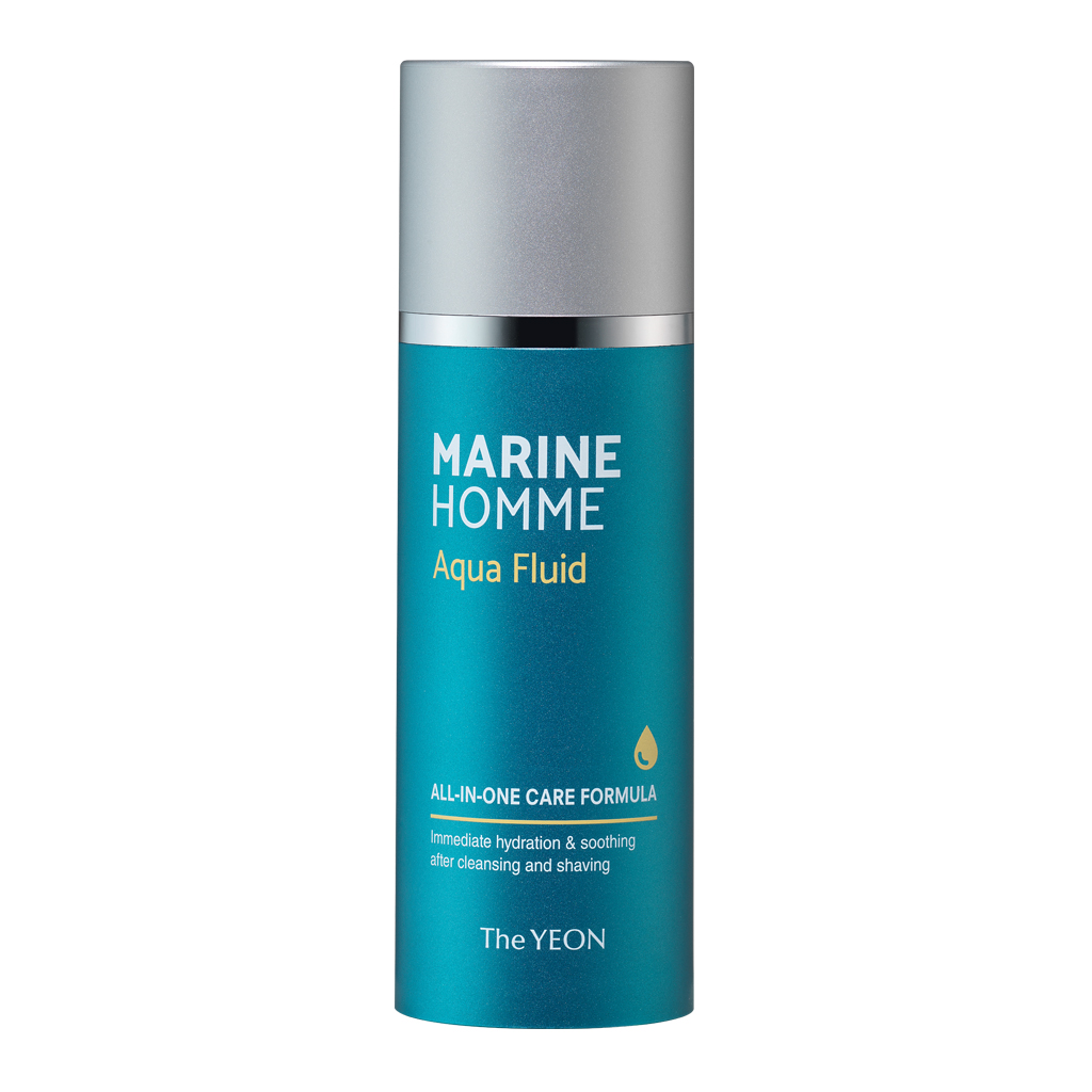 флюид для лица мужской the yeon marine homme aqua fluid флюид для лица мужской the yeon marine homme aqua fluidMarine Homme Aqua Fluid. Флюид для лица мужской<br><br>Тонер и эмульсия в одном продукте. Имеет прохладный освежающий аромат. Прекрасно увлажняет и успокаивает кожу после бритья и очищения. Не оставляет липкости на коже лица.<br><br><br>Морская вода богата питательными веществами и минералами.<br><br>Экстракты гамамелиса, лаванды и ромашки быстро успокаивают раздраженную кожу.<br><br>Экстракты листьев дуба, центеллы азиатской стимулируют кожу.<br><br><br>Меры предостарожности:<br><br><br>Только для наружного применения.<br><br>Не использовать на поврежденной коже.<br><br>Использовать только по назначению.<br><br>Прекратите использование при возникновении раздражения.<br><br>Избегать контакта с глазами.<br><br><br>Способ применения: Возьмите необходимое количество и нанесите после очищения, слегка похлопывая кожу.<br><br>Объем: 120 мл<br>